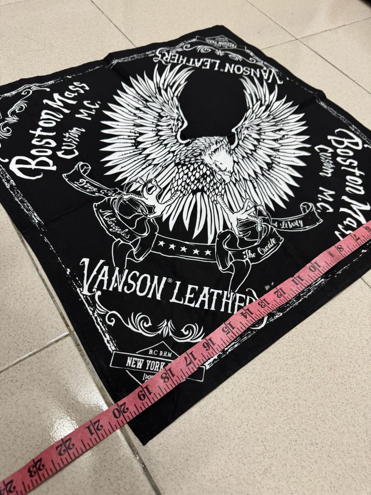 Vanson Leathers NOS VANSON LEATHERS BIKER HADNKERCHIEF SCARF Size ONE SIZE - 2 Thumbnail