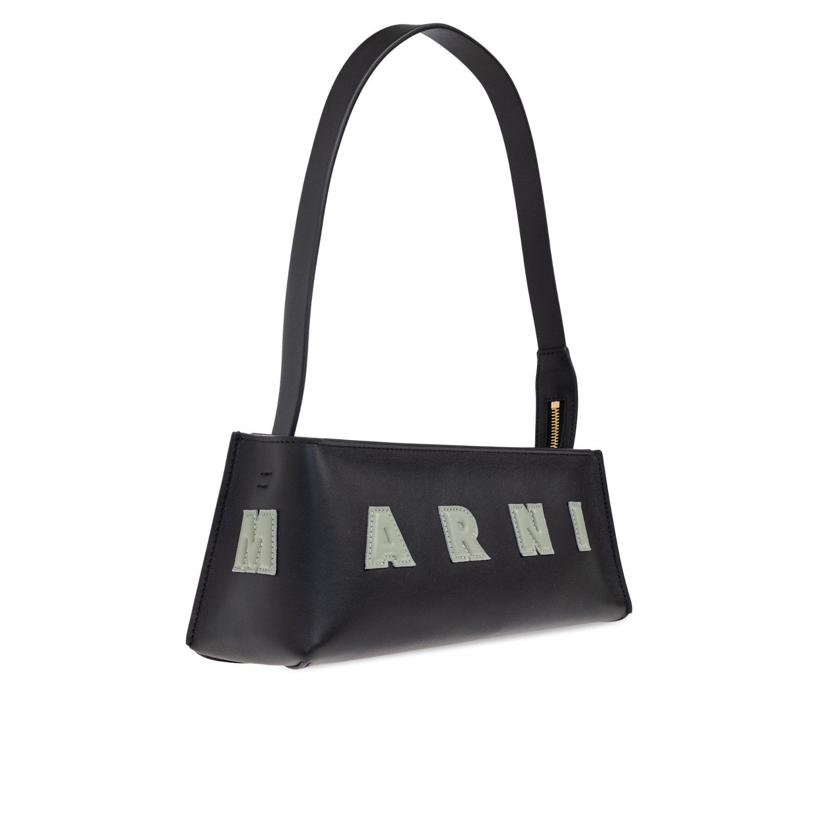 Marni MARNI Black Leather Shoulder Bag New & Authentic Size ONE SIZE - 3 Thumbnail