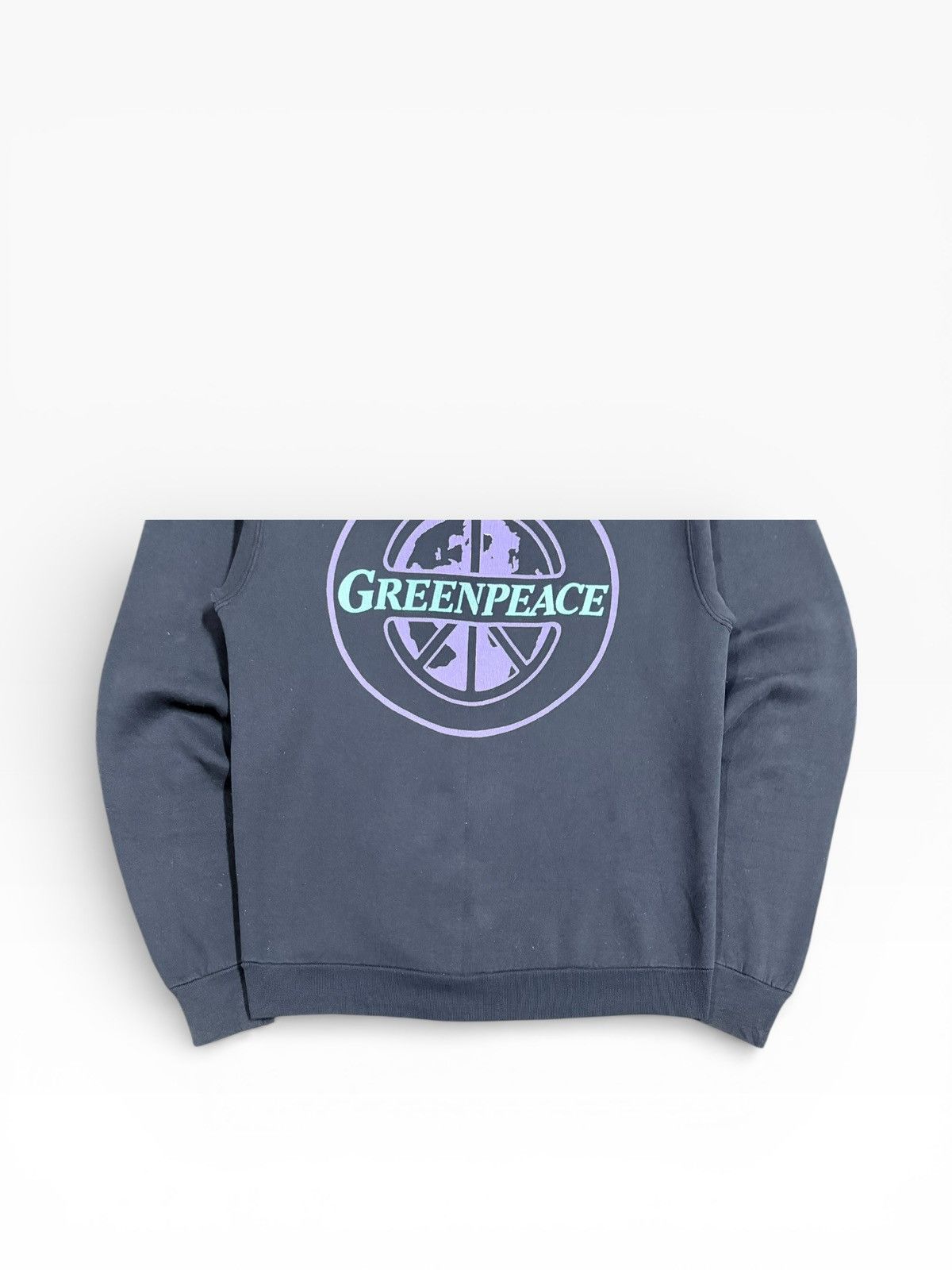 Art Comes First Vtg🔥90’s Green Earth Pop Art Sunfaded Pullover Sweatshirt Size US M / EU 48-50 / 2 - 3 Thumbnail