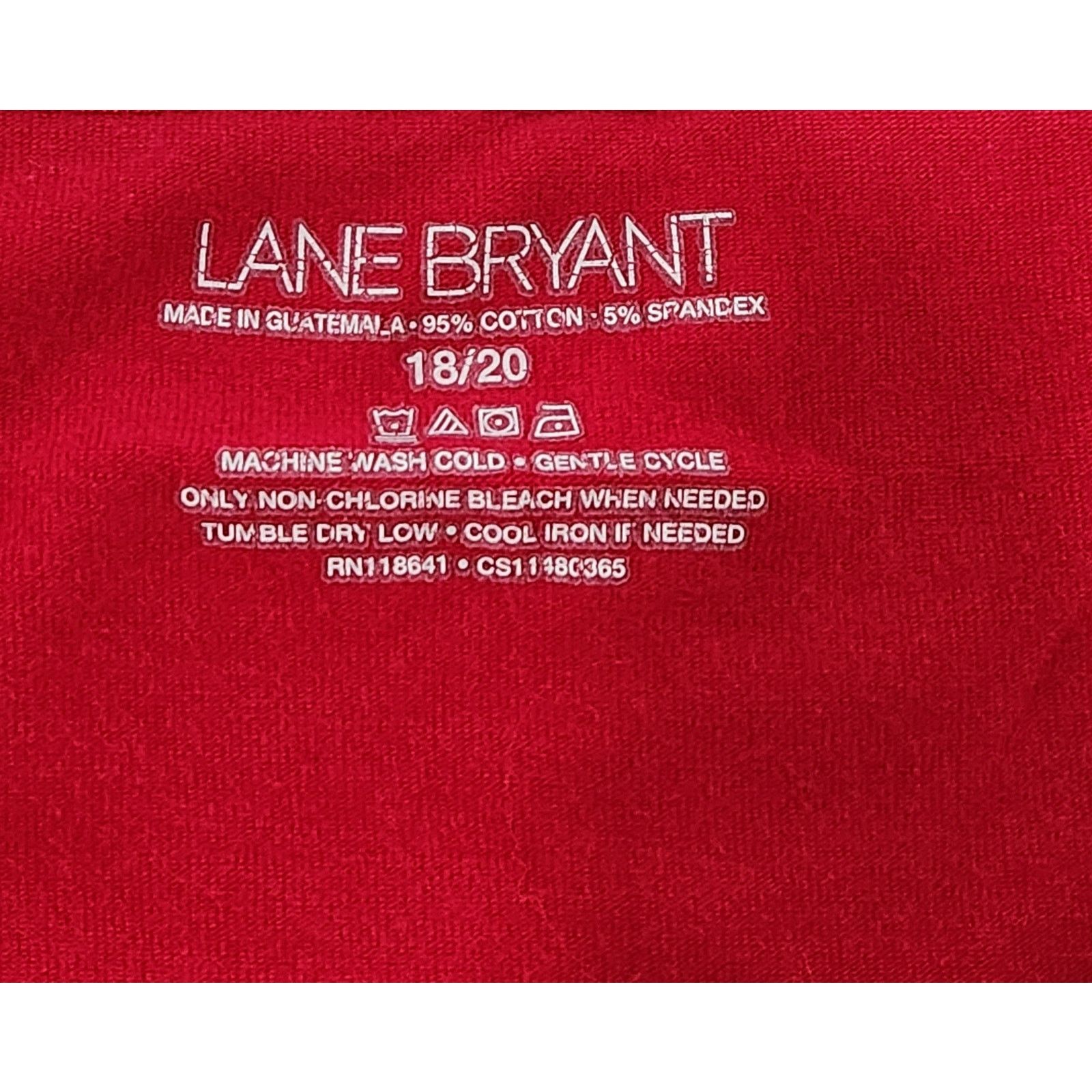 Other Lane Bryant Red Adjustable Spaghetti Strap Tank 18 20 Soft Size XXL / US 16-18 / IT 52-54 - 4 Thumbnail