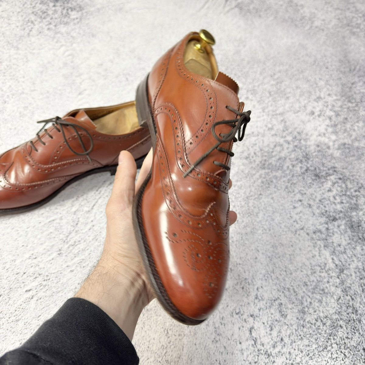 Handmade × Vintage Tredwells vintage mens oxfords brogues US10.5 UK10 EU43.5 Size US 10.5 / EU 43-44 - 7 Thumbnail