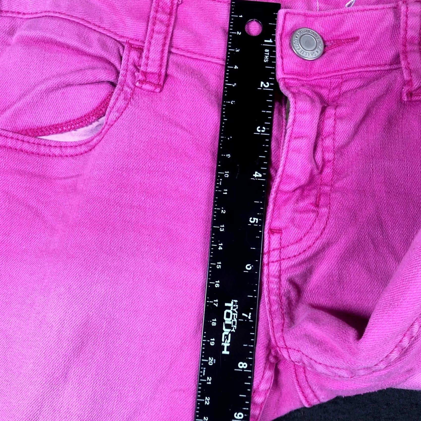 American Eagle Outfitters American Eagle Womens Jeans Bright Purple Low Rise Ankle Zip Jegging Stretch 8 Size 30" / US 8 / IT 44 - 7 Thumbnail