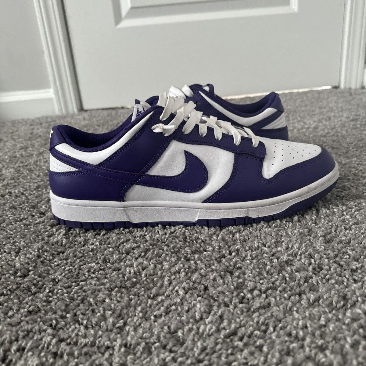 Nike Nike Dunk Low Court Purple Size US 12.5 / EU 45-46 - 1 Thumbnail