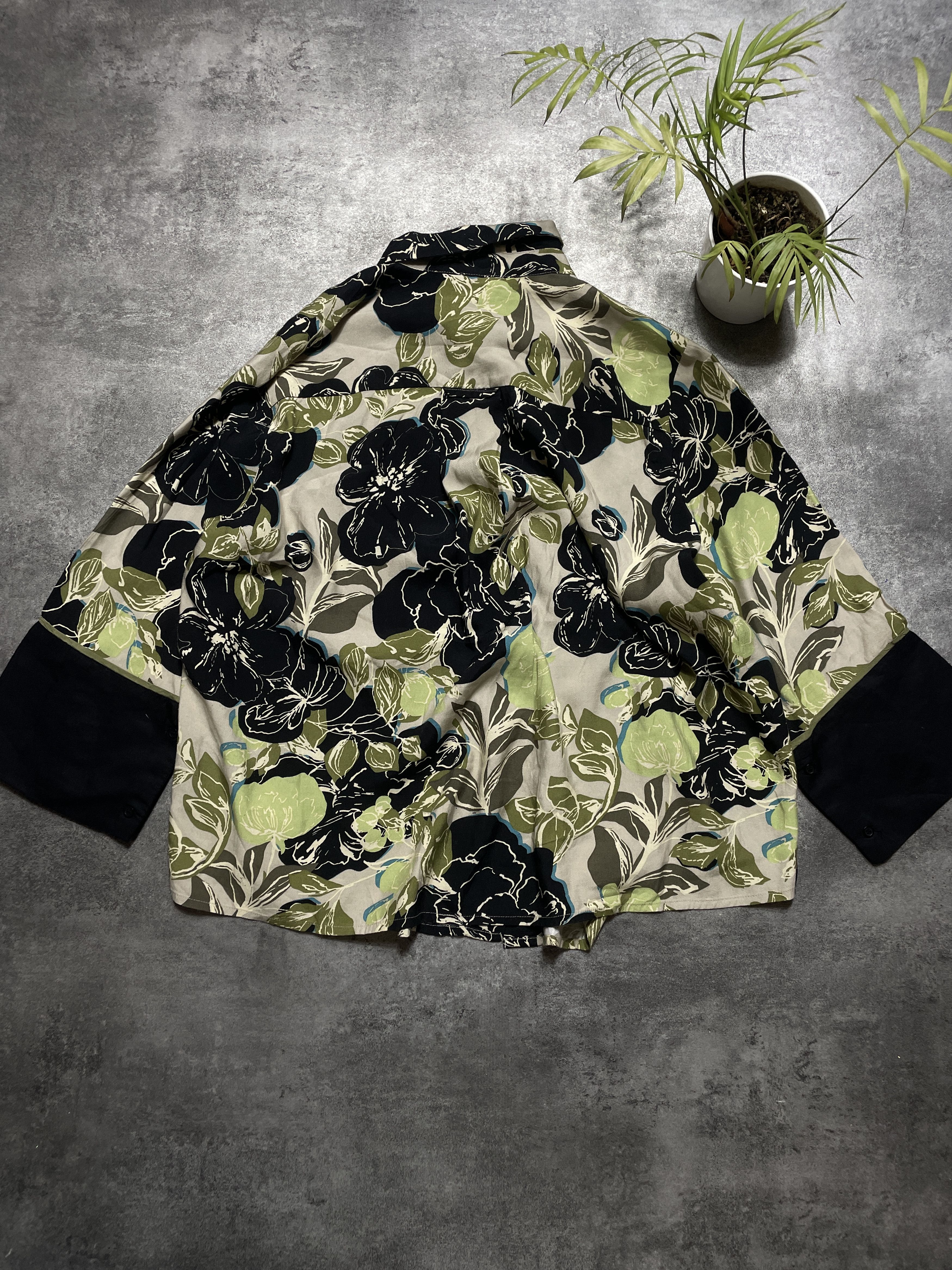 Vintage Viscose Luxury Shirt Avant Garde Copenhagen Brand Size L / US 10 / IT 46 - 4 Thumbnail