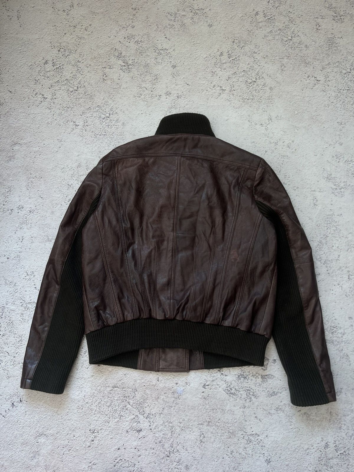 If Six Was Nine Avant Garde Vintage Leather Jacket Junya Watanabe style Size M / US 6-8 / IT 42-44 - 6 Thumbnail