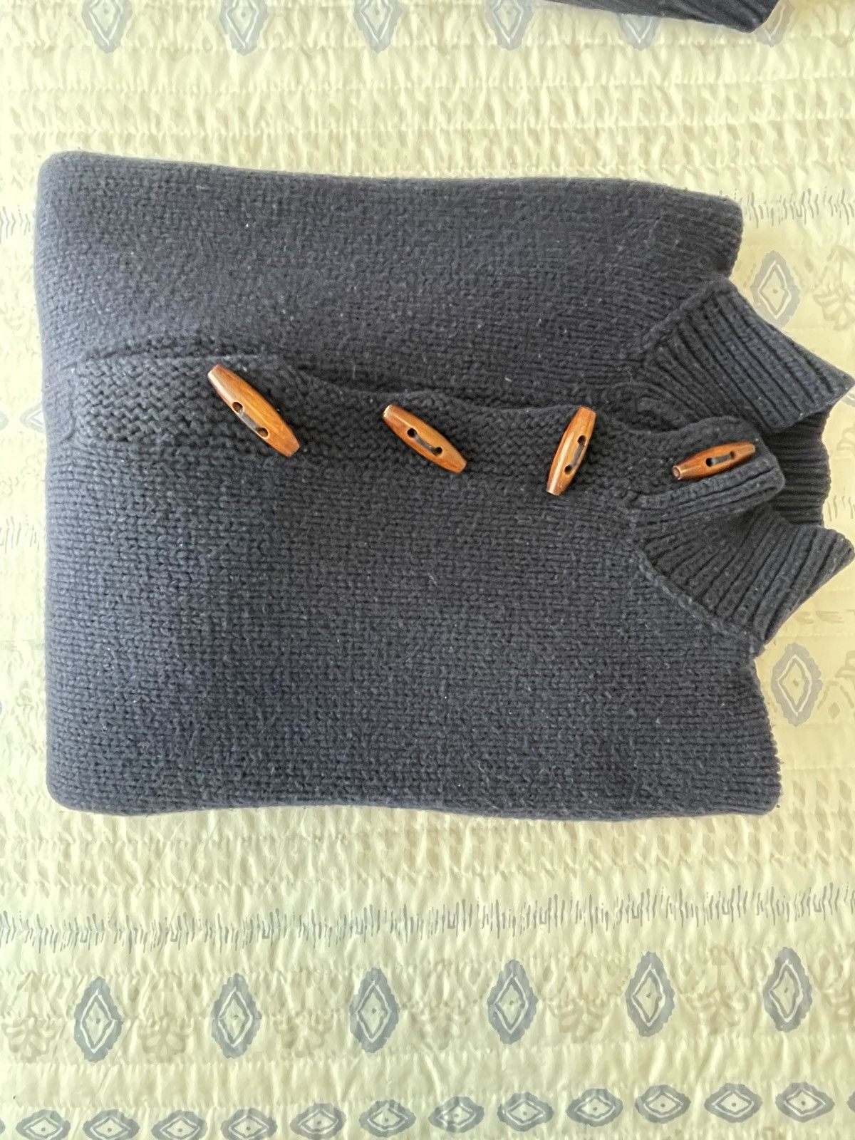 Polo Ralph Lauren Vintage Polo Ralph Lauren 100% Wool Toggle Sweater Size US XXL / EU 58 / 5 - 2 Thumbnail