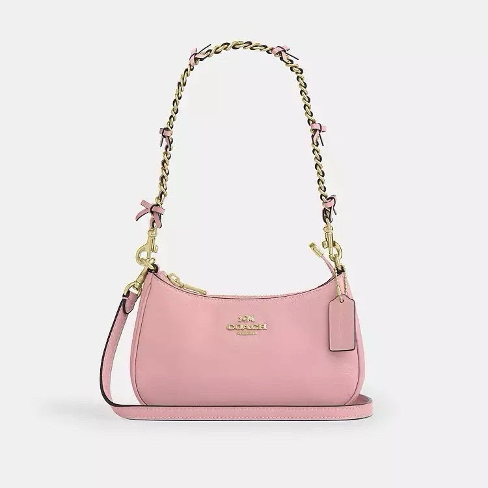 Coach NWT Coach Teri Mini Crossbody Bag Bows CDW68 Soft Pink Size ONE SIZE - 9 Thumbnail