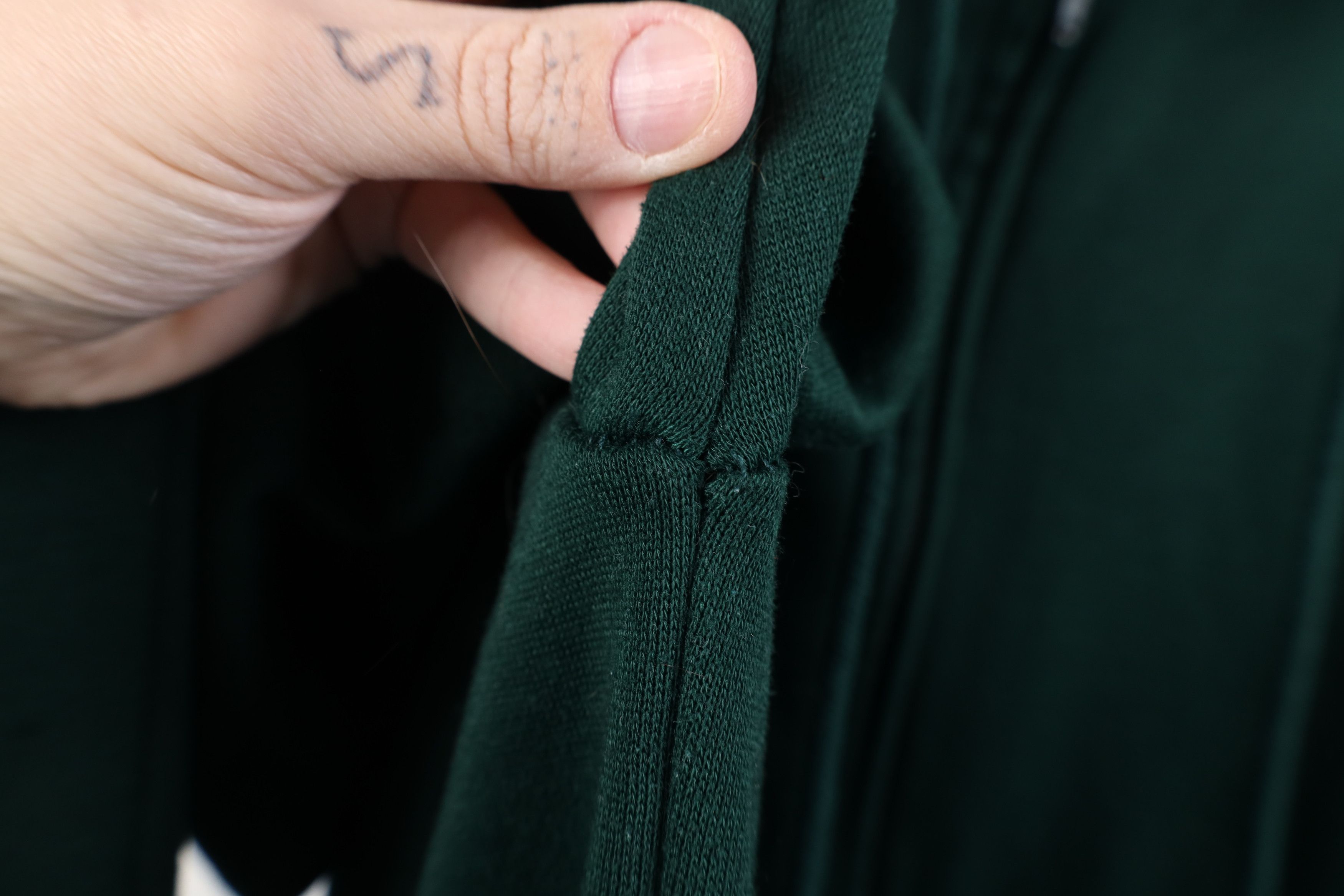 Vintage Vintage 90s Streetwear Hoodie Sweatshirt Hunter Green Size US XL / EU 56 / 4 - 6 Thumbnail