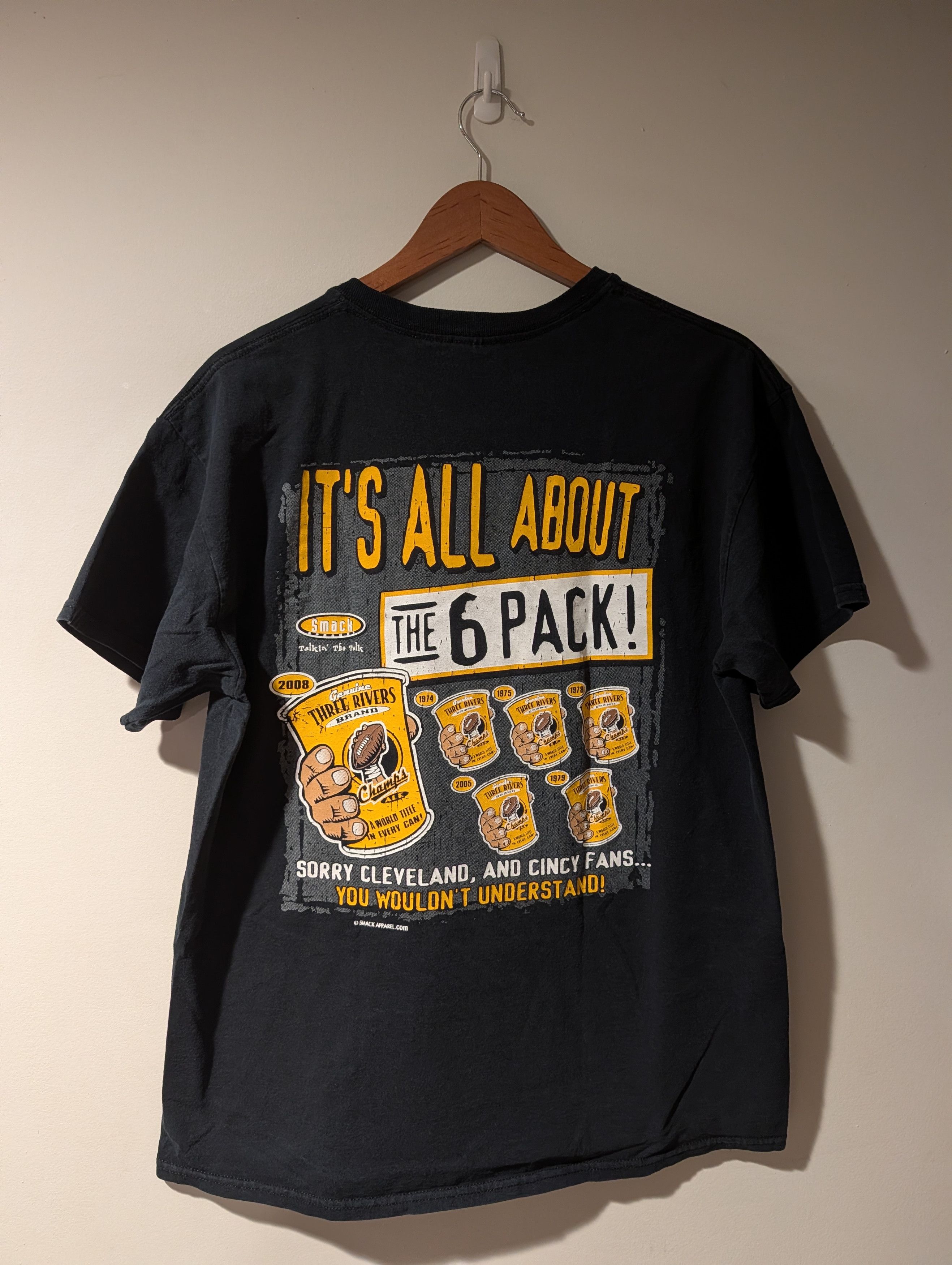 NFL Vintage Pittsburgh Steelers Dynasty EST 1974 Smash T-Shirt Size US L / EU 52-54 / 3 - 1 Thumbnail