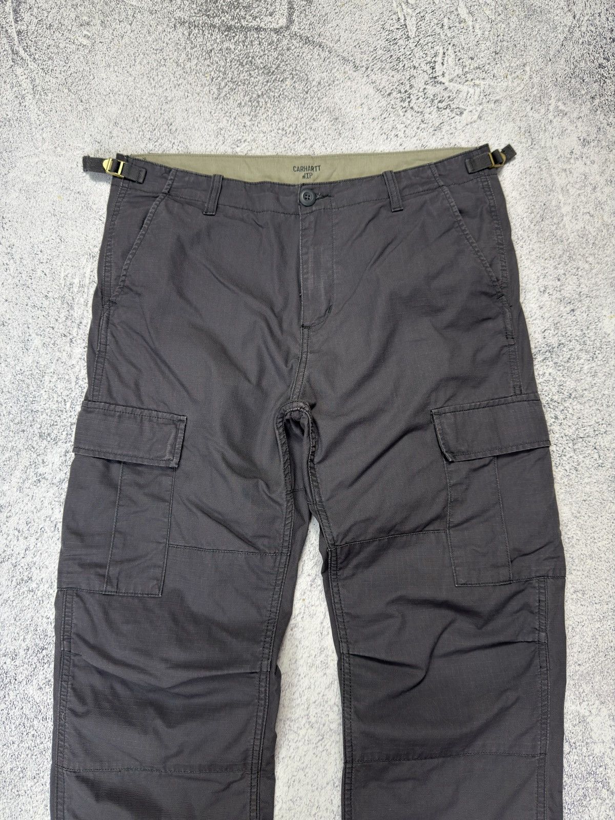 Carhartt Vintage Carhartt WIP Aviation Cargo Pants Workwear Trousers Size US 33 - 15 Thumbnail