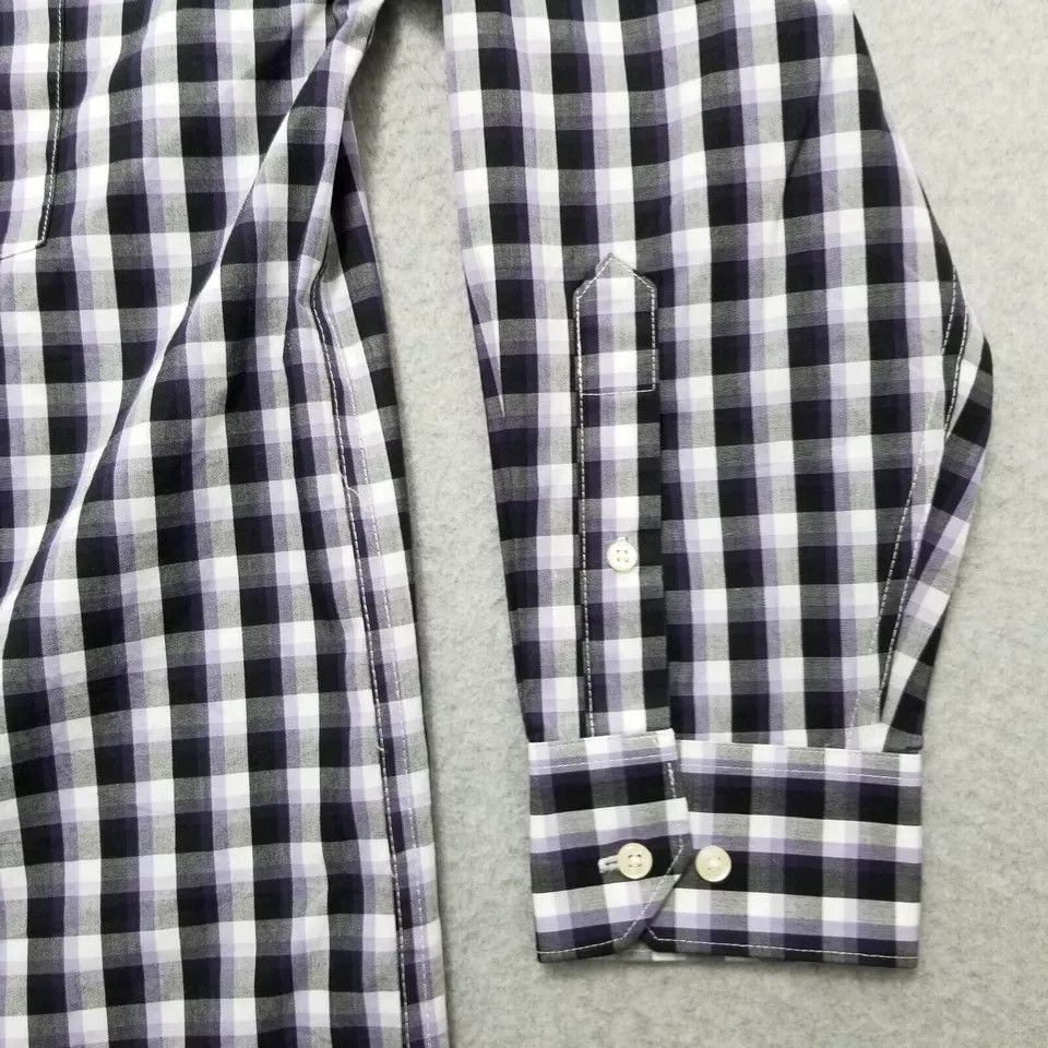 Covington Covington Shirt Mens 16.5 32/33 Plaid Button Up Wrinkle Free Size US M / EU 48-50 / 2 - 2 Thumbnail