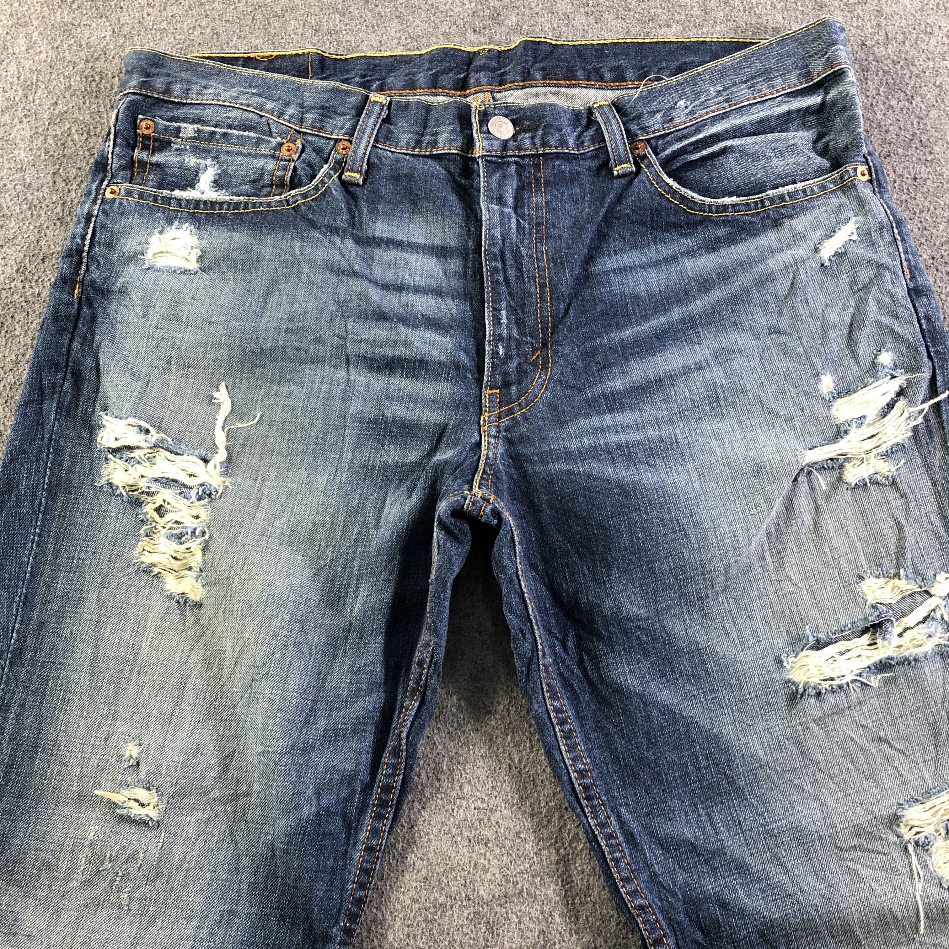Levi's Vintage Blue Wash Levis 511 Jeans-J4239 Size US 37 - 3 Thumbnail