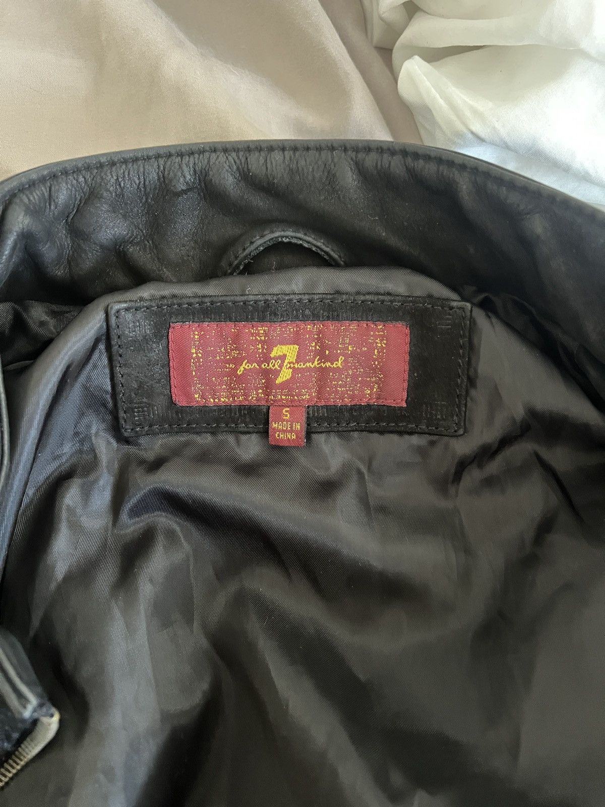 7 For All Mankind 7 For all Mankind Leather Jacket Size US S / EU 44-46 / 1 - 3 Thumbnail