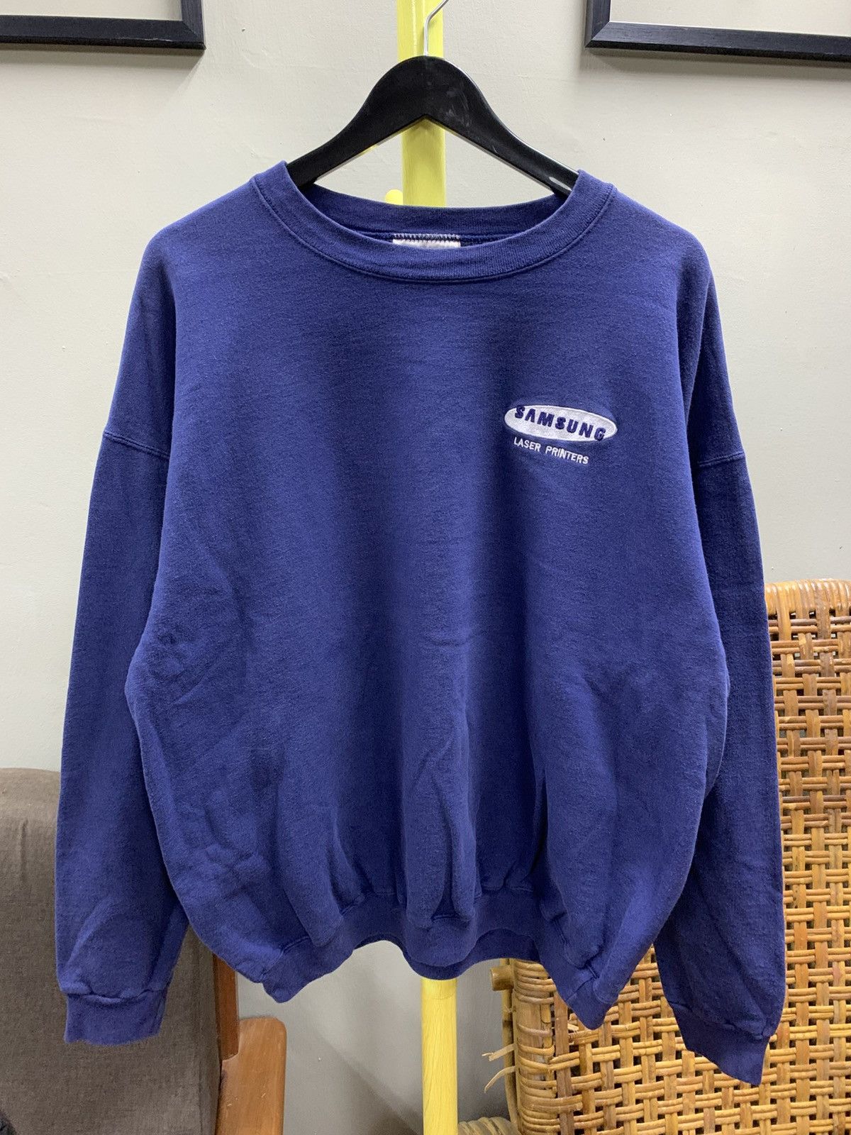 Samsung VINTAGE SAMSUNG LASER PRINTING EMBROIDERY SWEATSHIRT Size US XL / EU 56 / 4 - 1 Thumbnail