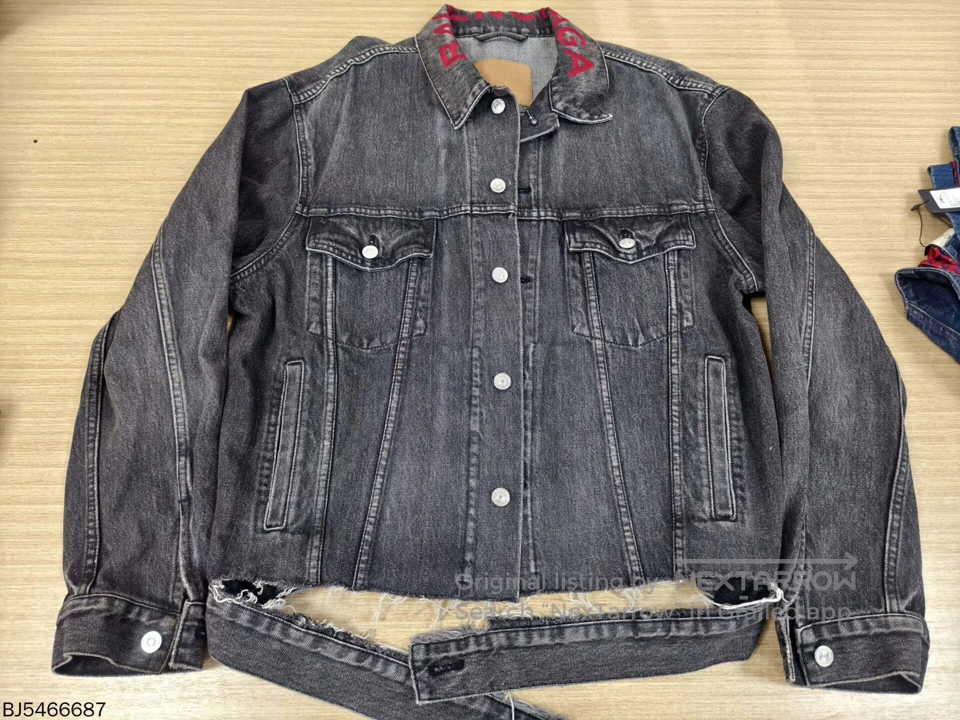 Balenciaga balenciaga letter denim jacket size 34. Size US XS / EU 42 / 0 - 1 Thumbnail
