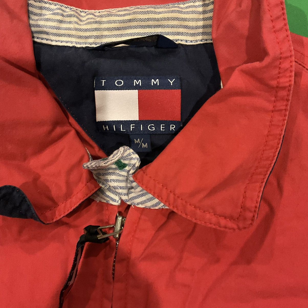 Tommy Hilfiger × Vintage Vintage Tommy Hilfiger red windbreaker Size US M / EU 48-50 / 2 - 3 Thumbnail