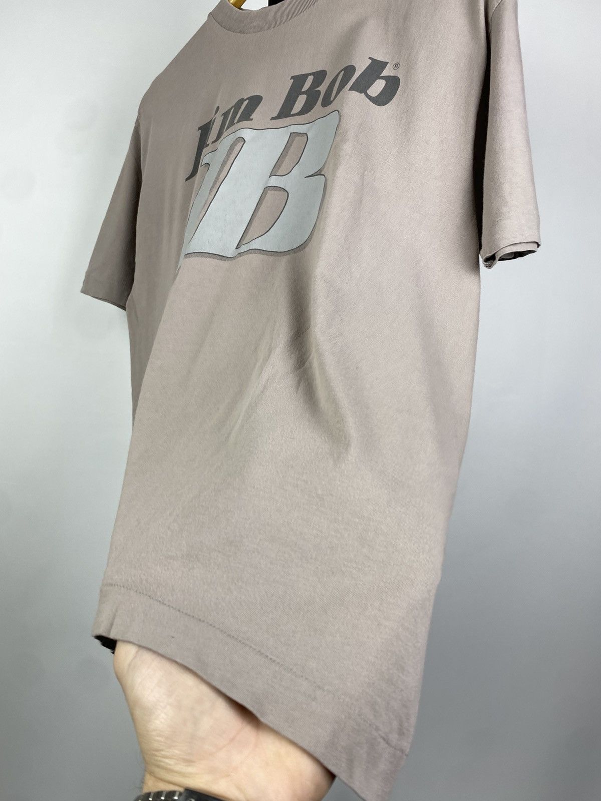 Band Tees × Vintage Vintage 90's Music Logo Jim Bob Y2K T-Shirt Size US M / EU 48-50 / 2 - 4 Thumbnail