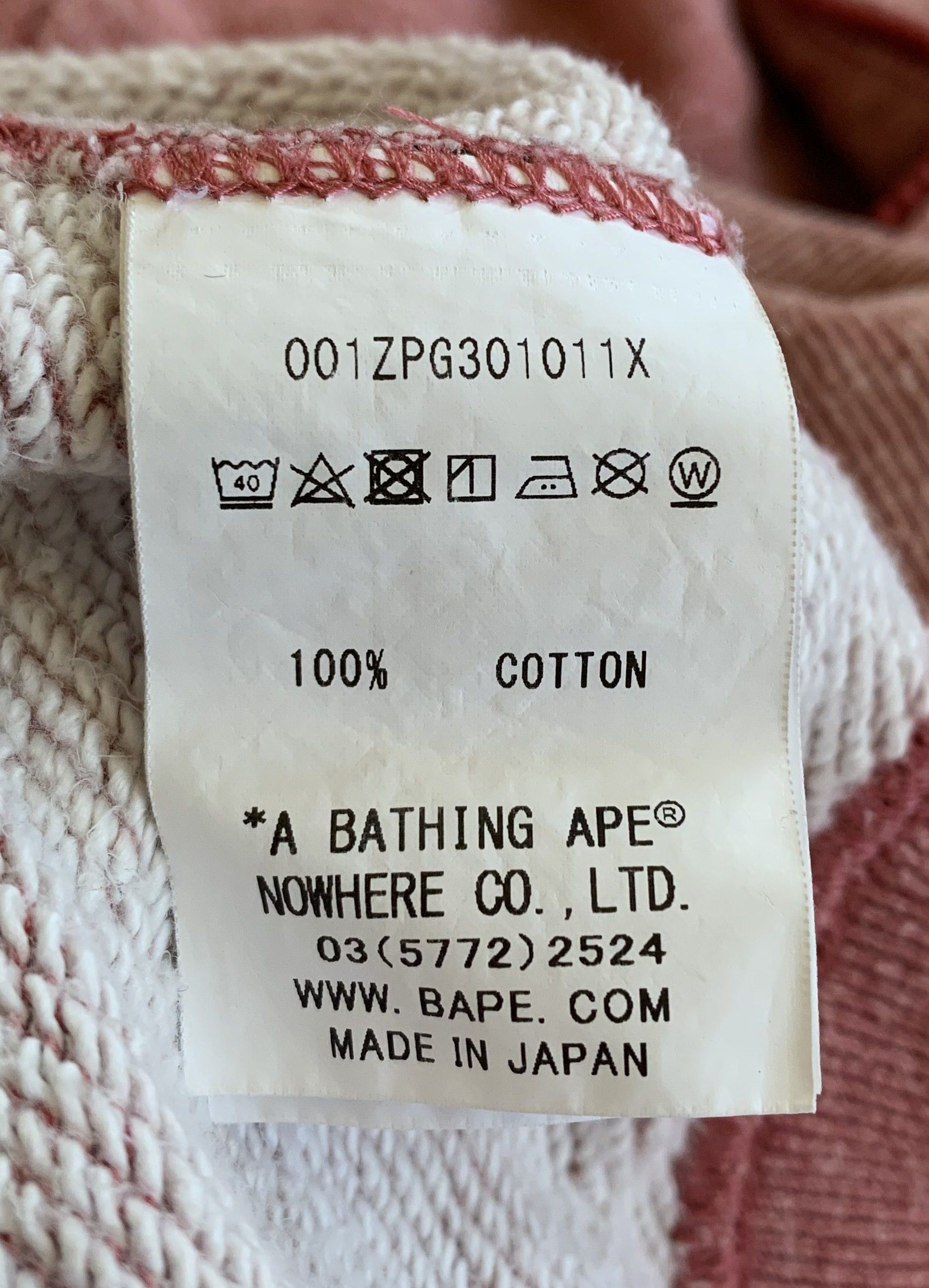 Bape OG Bape Full Zip Spellout Hoodie Size US XL / EU 56 / 4 - 7 Thumbnail