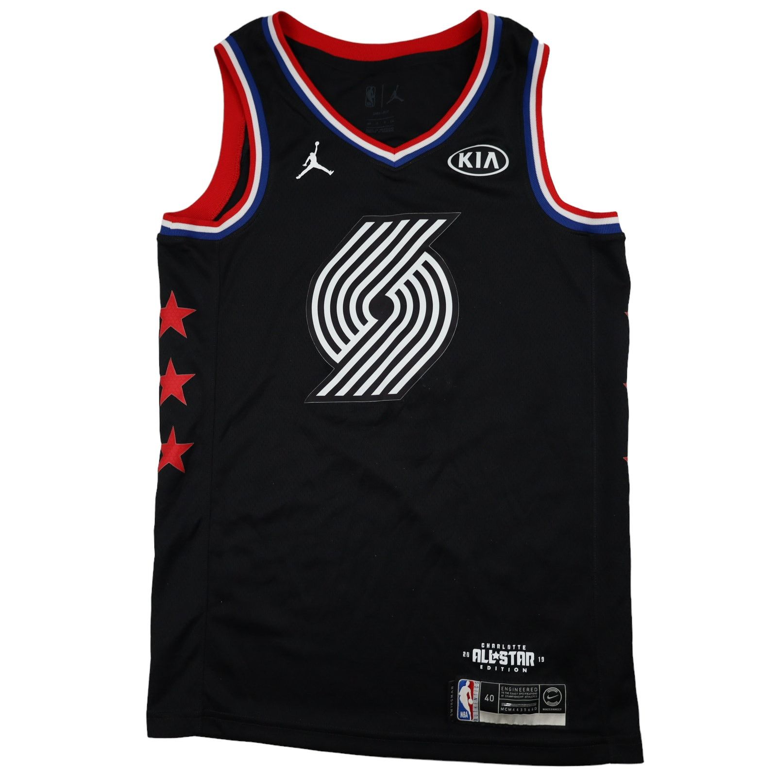 2019 Nike Portland Blazers #0 Damian Lillard All Star Jersey