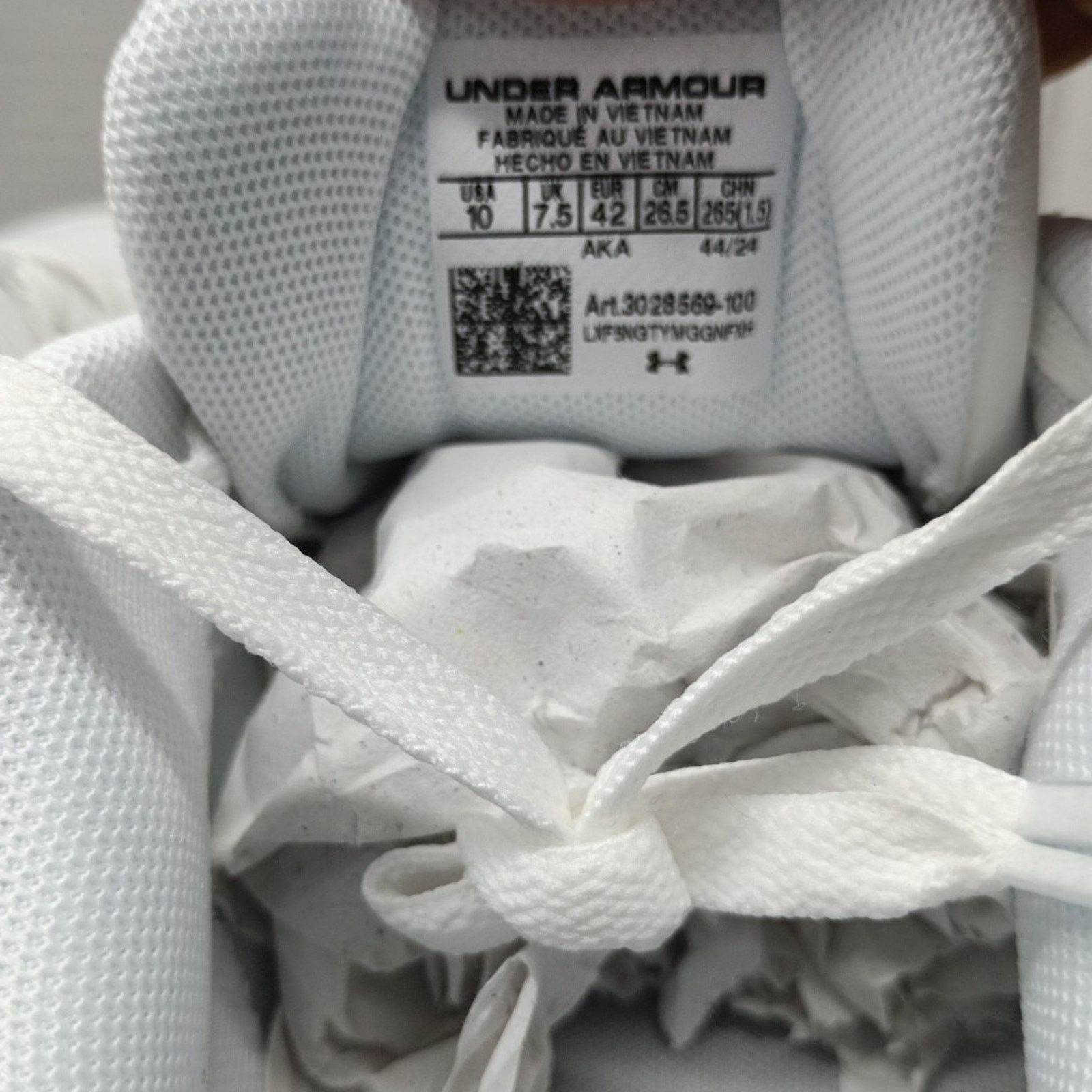 Under Armour Under Armour UA Edge Leather Women's Size 10 White Leather Size US 10 / IT 40 - 6 Thumbnail
