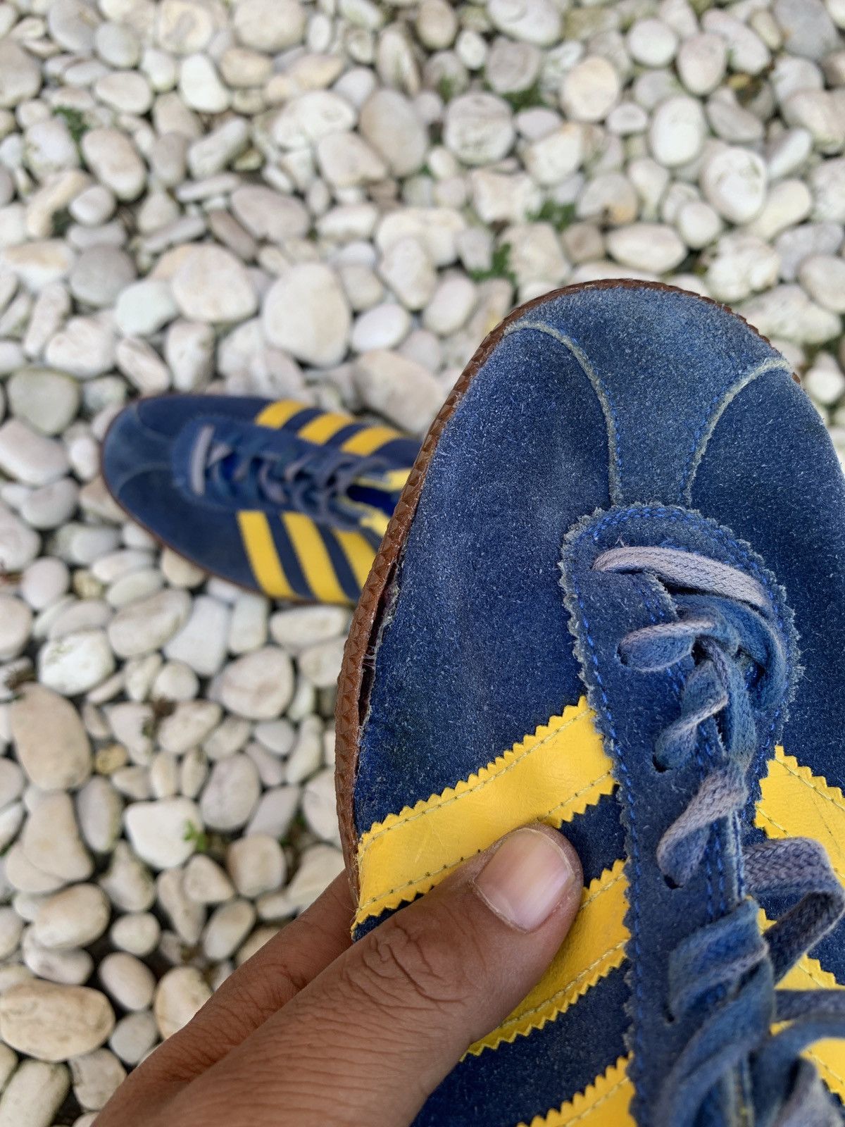 Adidas × Vintage 1970s Adidas Stockholm West Germany rare Size US 8 / EU 41 - 21 Thumbnail