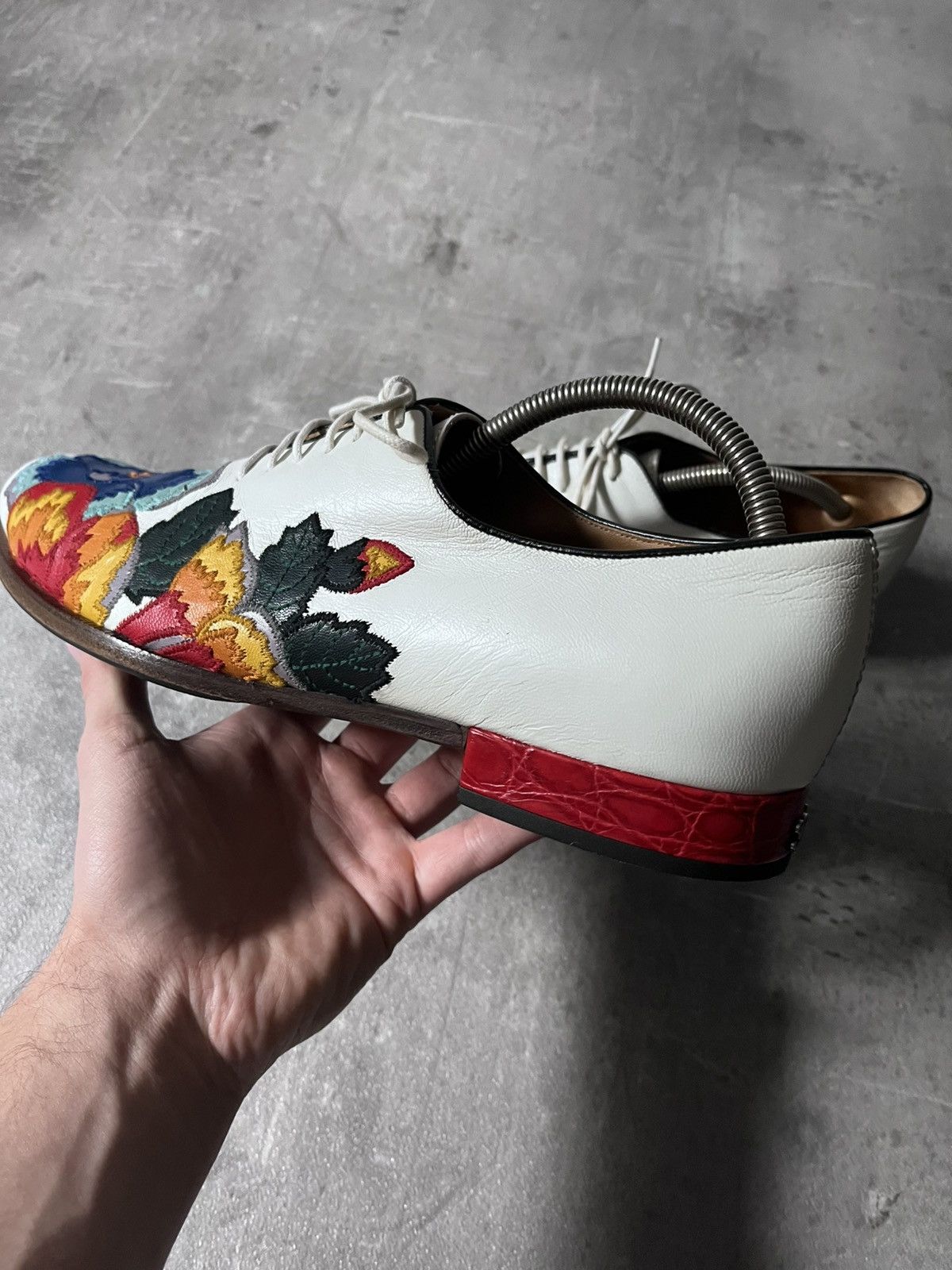Gucci Gucci by Alessandro Michele floral leather boots Size US 9 / EU 42 - 3 Thumbnail