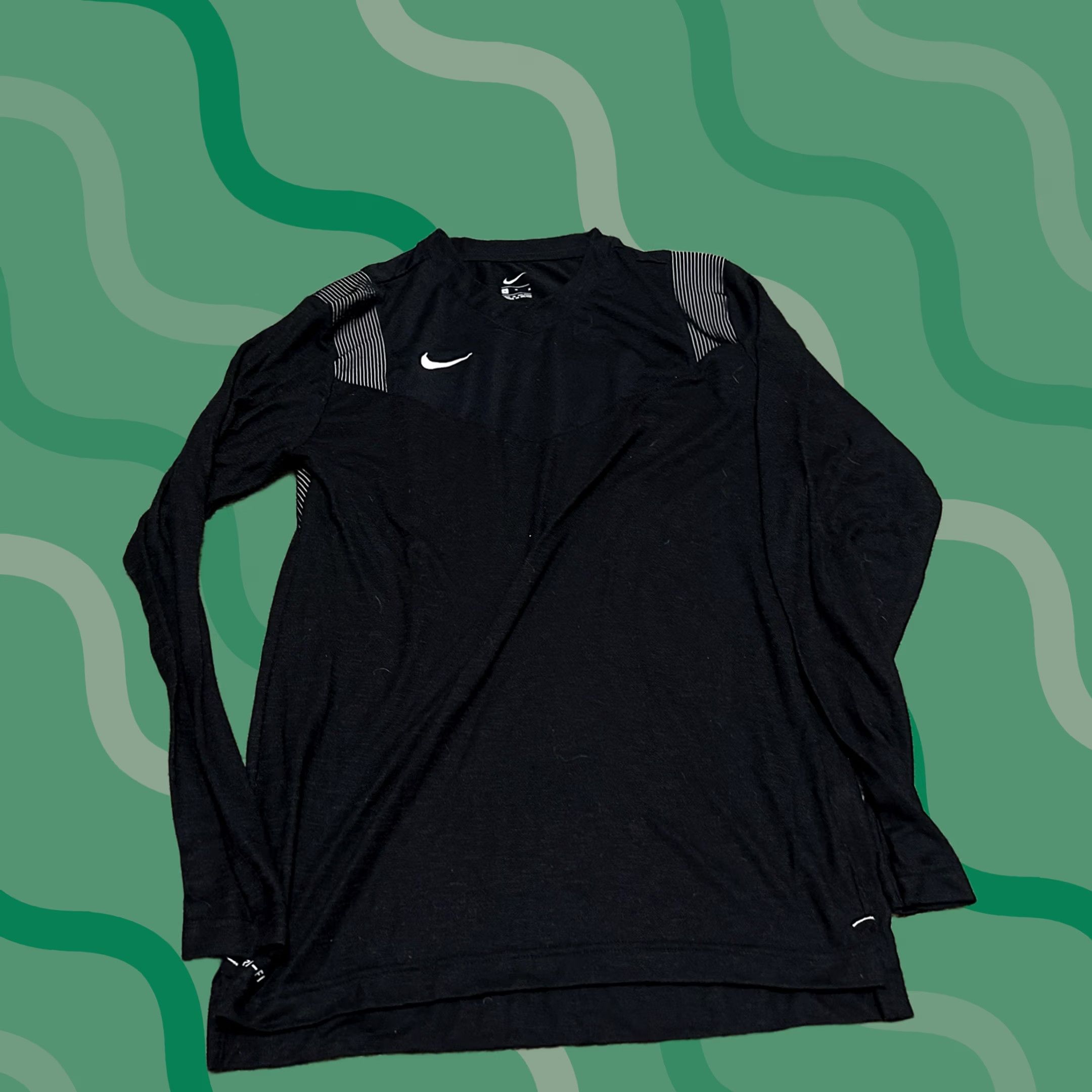 Nike Nike Shirt Men’s Medium Dri-Fit Team Player Long Sleeve Performance Black Size US M / EU 48-50 / 2 - 1 Thumbnail