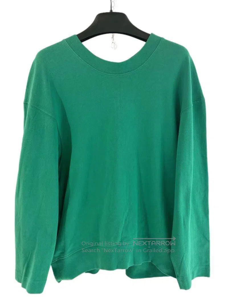 Balenciaga Balenciaga Green Crewneck Sweatshirt Size US L / EU 52-54 / 3 - 2 Thumbnail