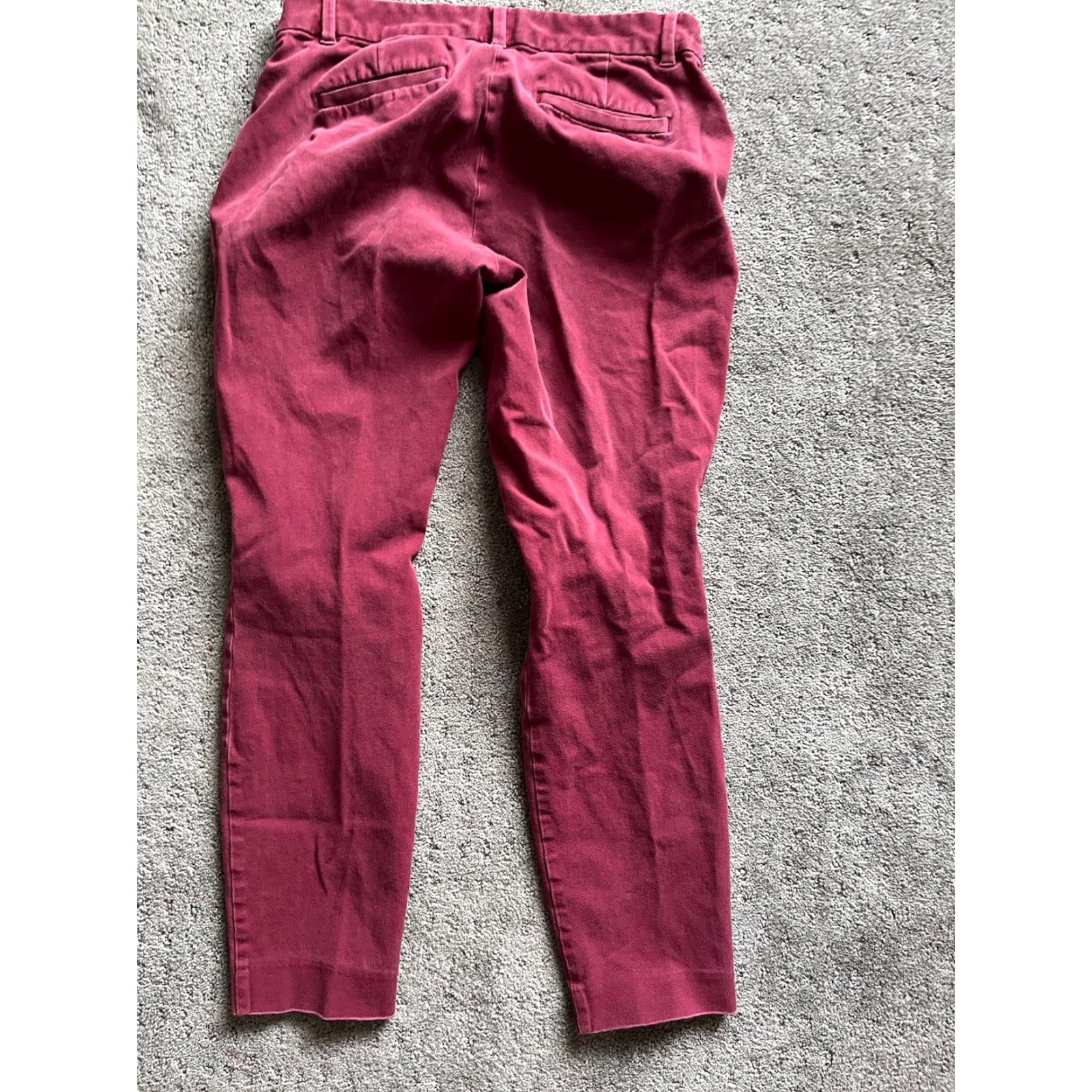 Gap Gap Women's Pants 2 Regular Signature Skinny Ankle Red Stretch Size 26" / US 2 / IT 38 - 3 Thumbnail