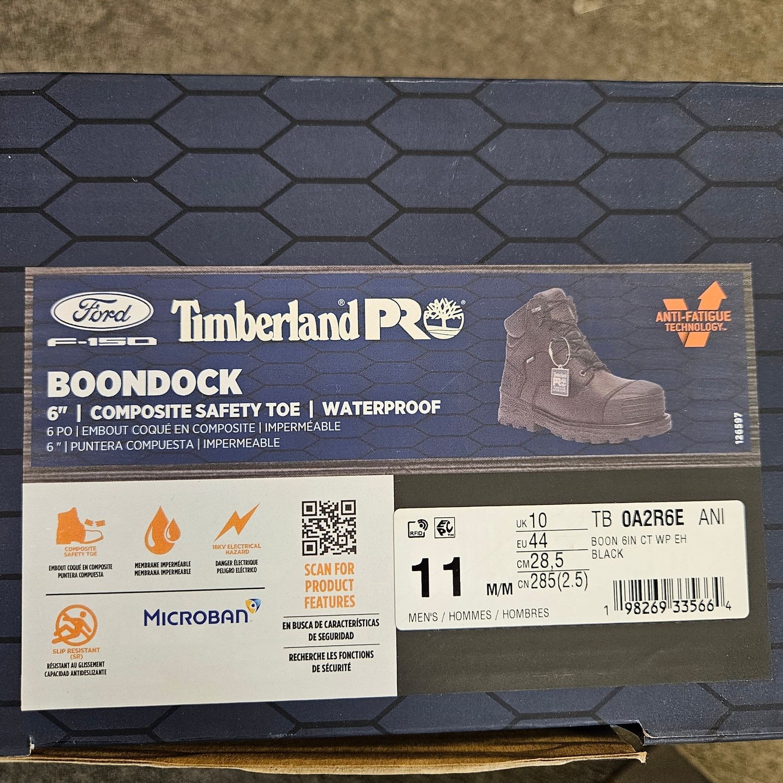 Timberland TIMBERLAND PRO MEN'S 11 FORD F-150 WORK BOOTS MISSING TAG Size US 11 / EU 44 - 9 Thumbnail