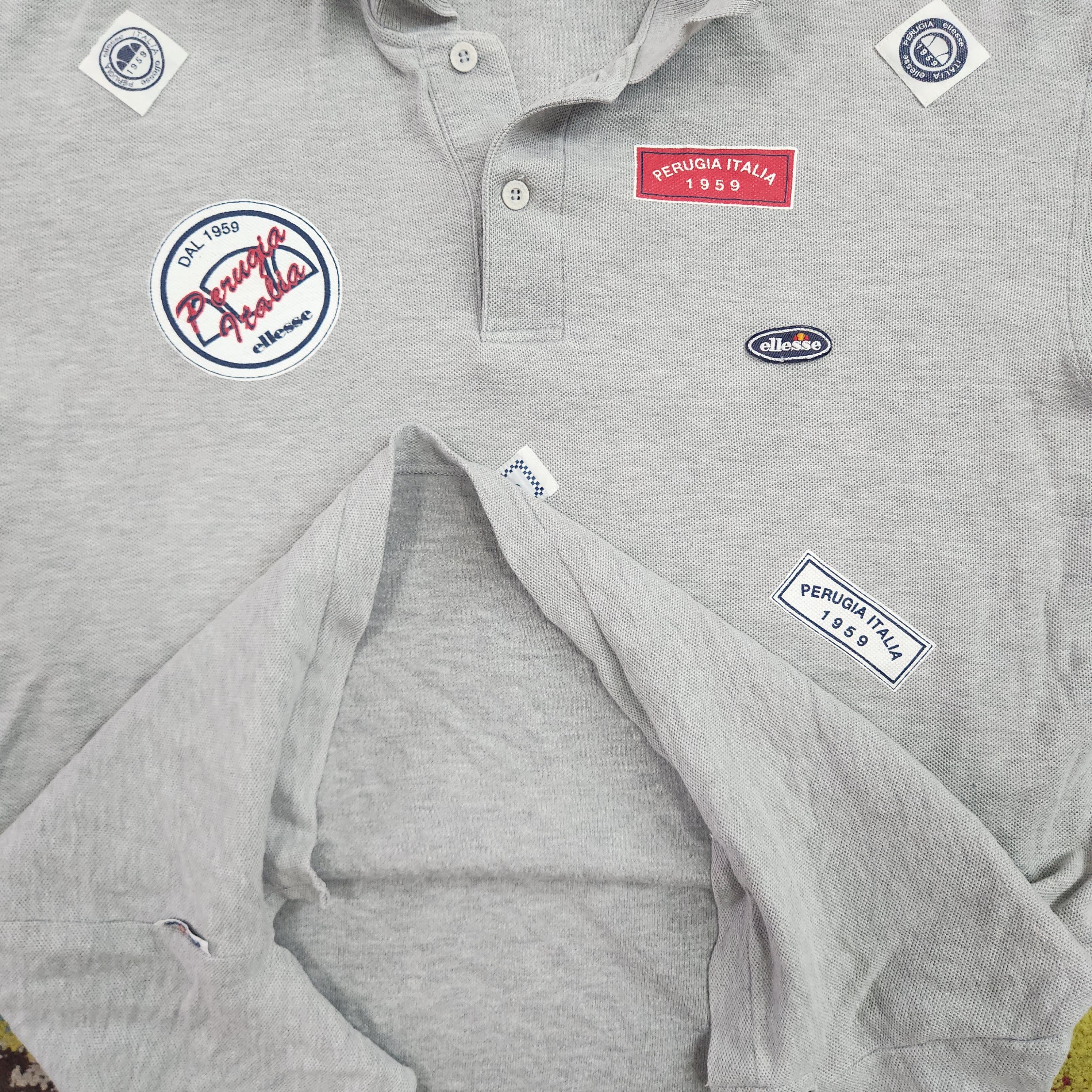 Ellesse × Vintage Vintage 1990s Ellesse Polo Shirts Perugia Italy Size US L / EU 52-54 / 3 - 14 Thumbnail