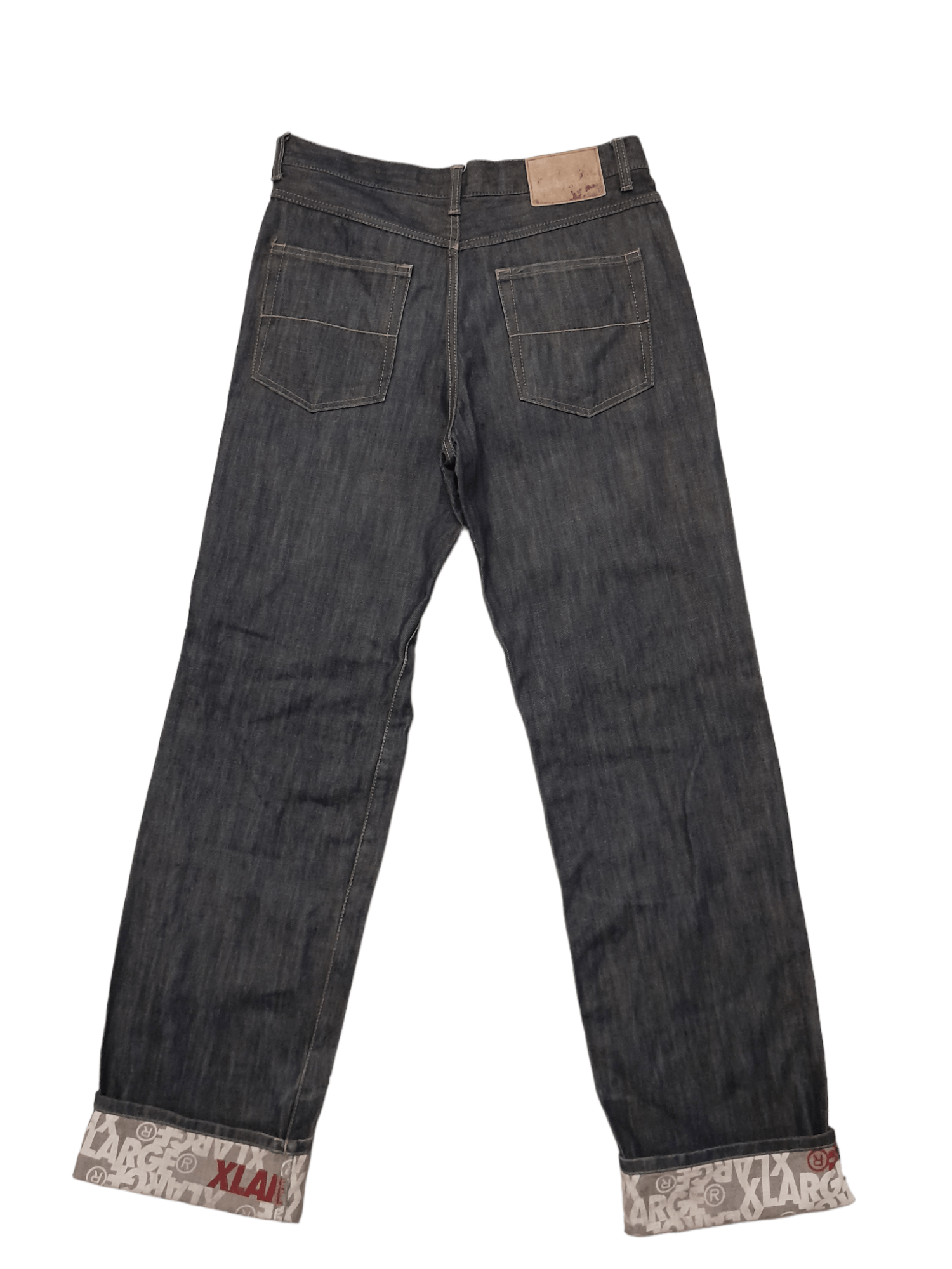 image of X Large x Xlarge X-Large Eli Bonerz Allover Inside-Print Denim (F169) W32 in Black Gray, Men's