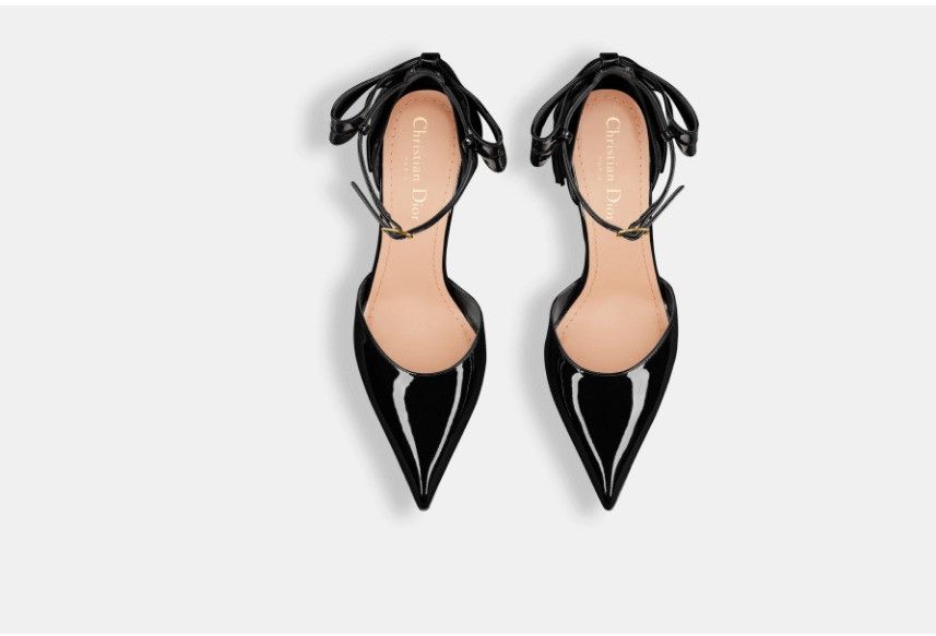 Dior o1w1db10325 KCV1 Mlle Pumps in Black Size US 10 / IT 40 - 4 Thumbnail