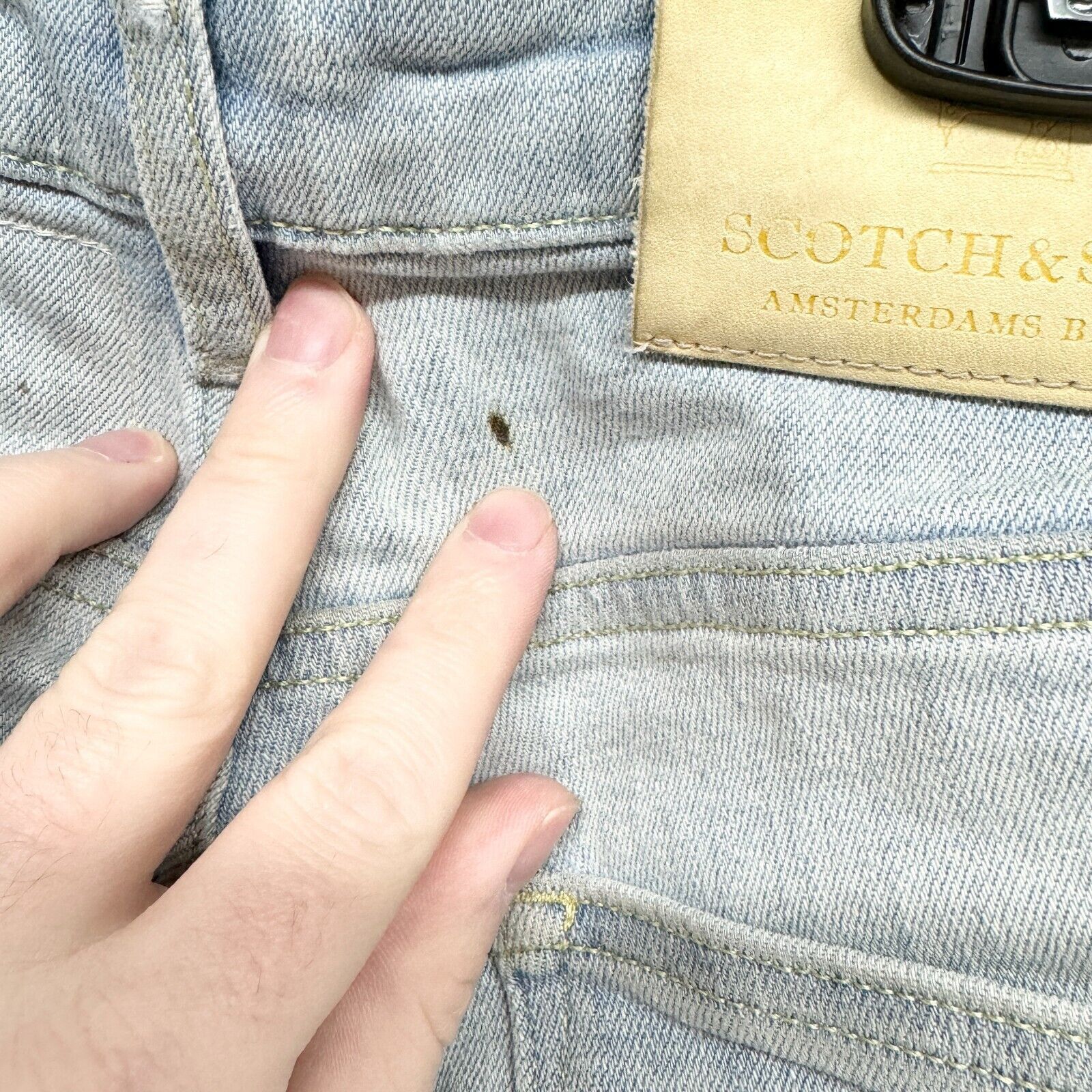 Scotch & Soda Scotch & Soda Jeans Sz 28/32 Distressed Skim Low Rise Ripped Size US 28 / EU 44 - 3 Thumbnail