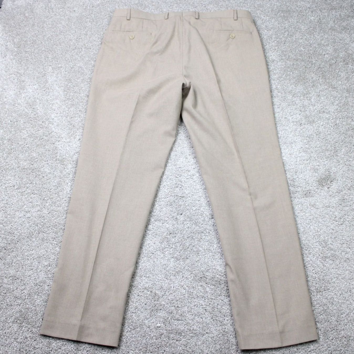 Ralph Lauren LAUREN Ralph Lauren Pants Mens 38x32 Beige Flat Front Polyester/Viscose Blend Dress Pants Size US 38 / EU 54 - 6 Thumbnail