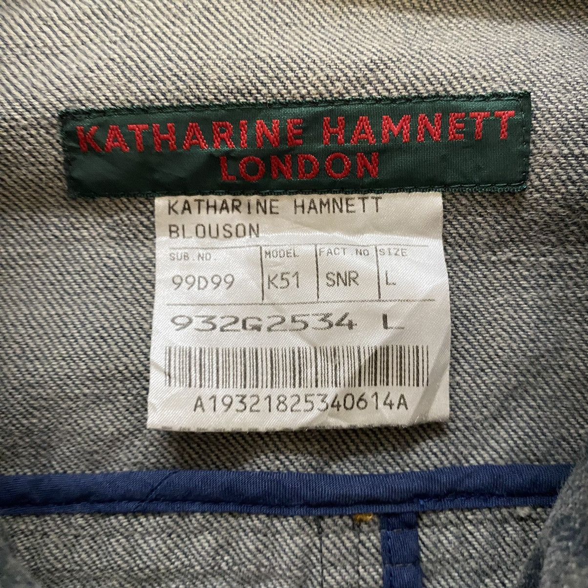 Vintage ⚡️Katharine Hamnett London four pocket denim style jacket Size US M / EU 48-50 / 2 - 9 Thumbnail