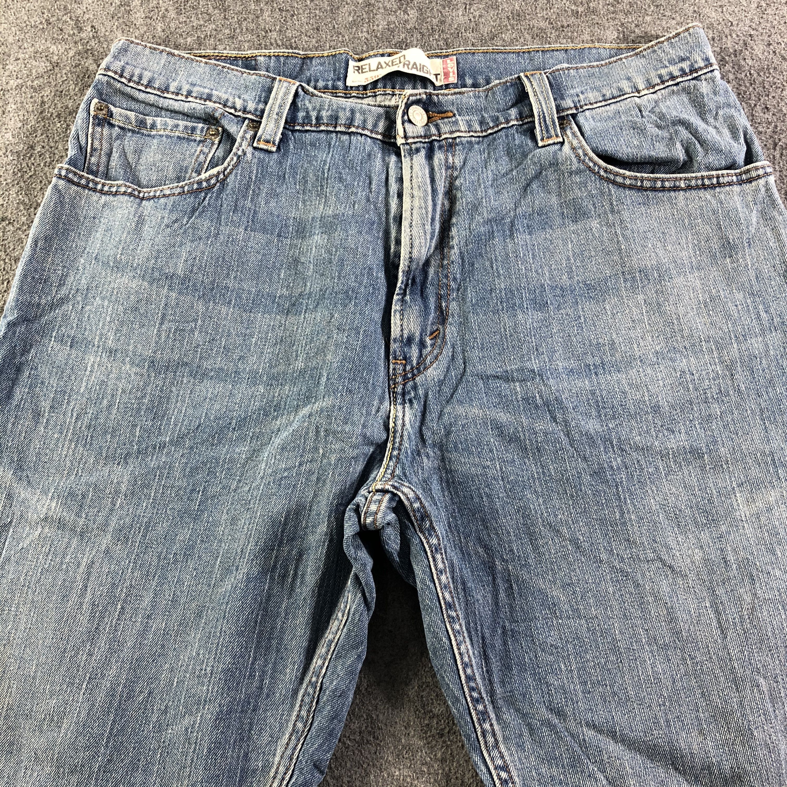 Levi's Vintage Blue Wash Levis 559 Jeans-J3219 Size US 36 / EU 52 - 3 Thumbnail