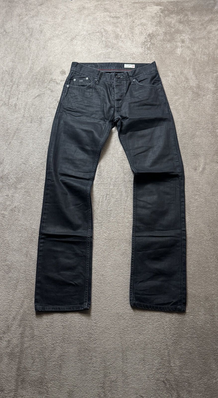 Y2K Faded Punk Jeans grunge LGB hedi slimane dior ysl wax