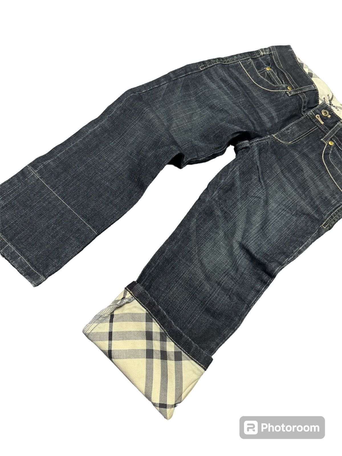 Burberry BURBERRY BLUE LABEL NOVA CHECK JEANS Size 27" / US 4 / IT 40 - 5 Thumbnail
