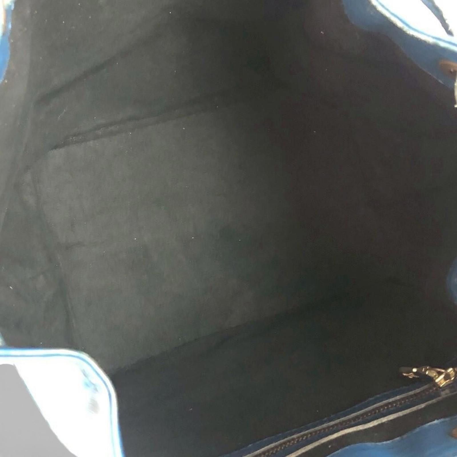 Louis Vuitton Louis Vuitton - Epi Leather Shoulder Bucket Bag Blue Size ONE SIZE - 3 Thumbnail