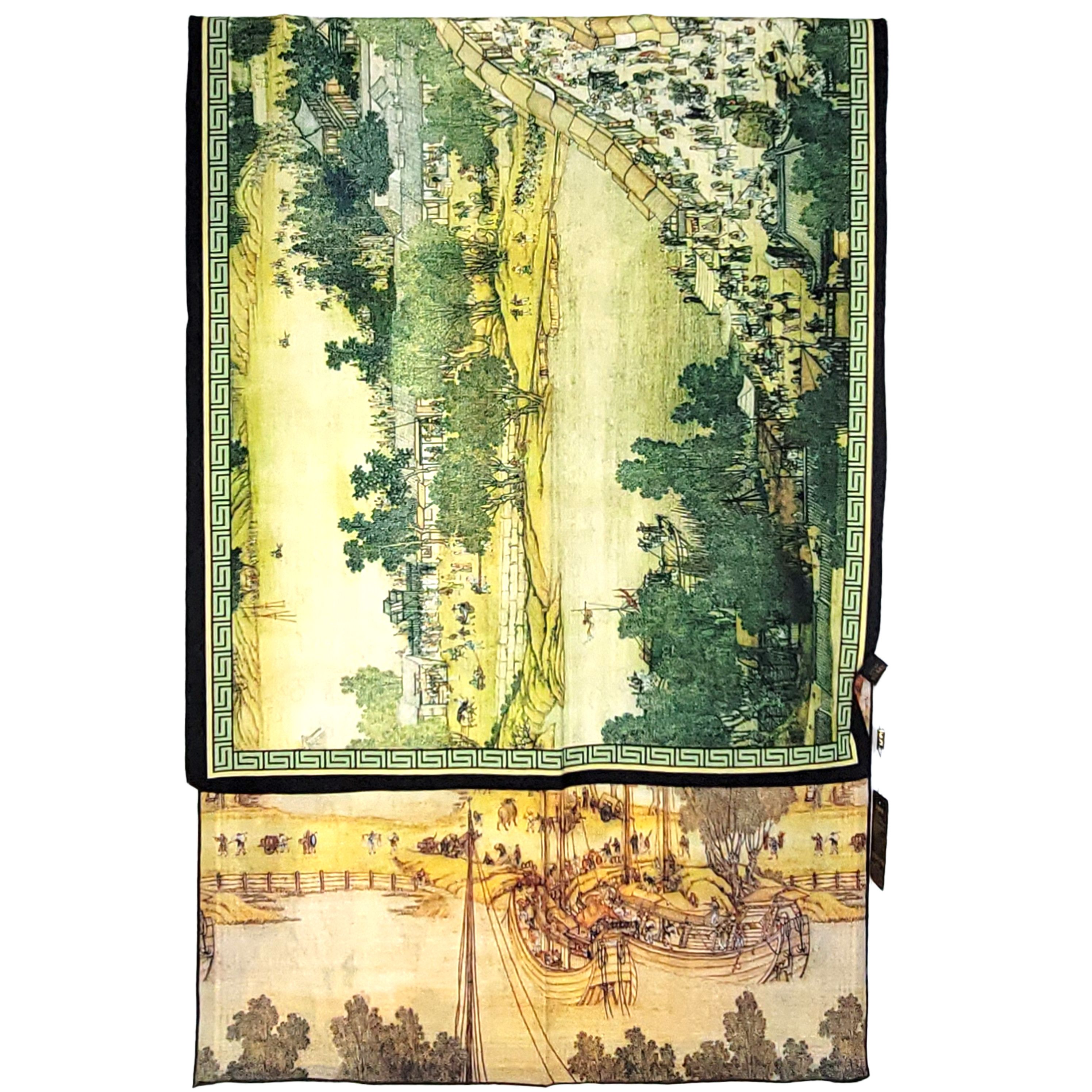 Other Double-Sided Silk Scarf 27"x70" Long Rectangle 3306 Size ONE SIZE - 5 Thumbnail