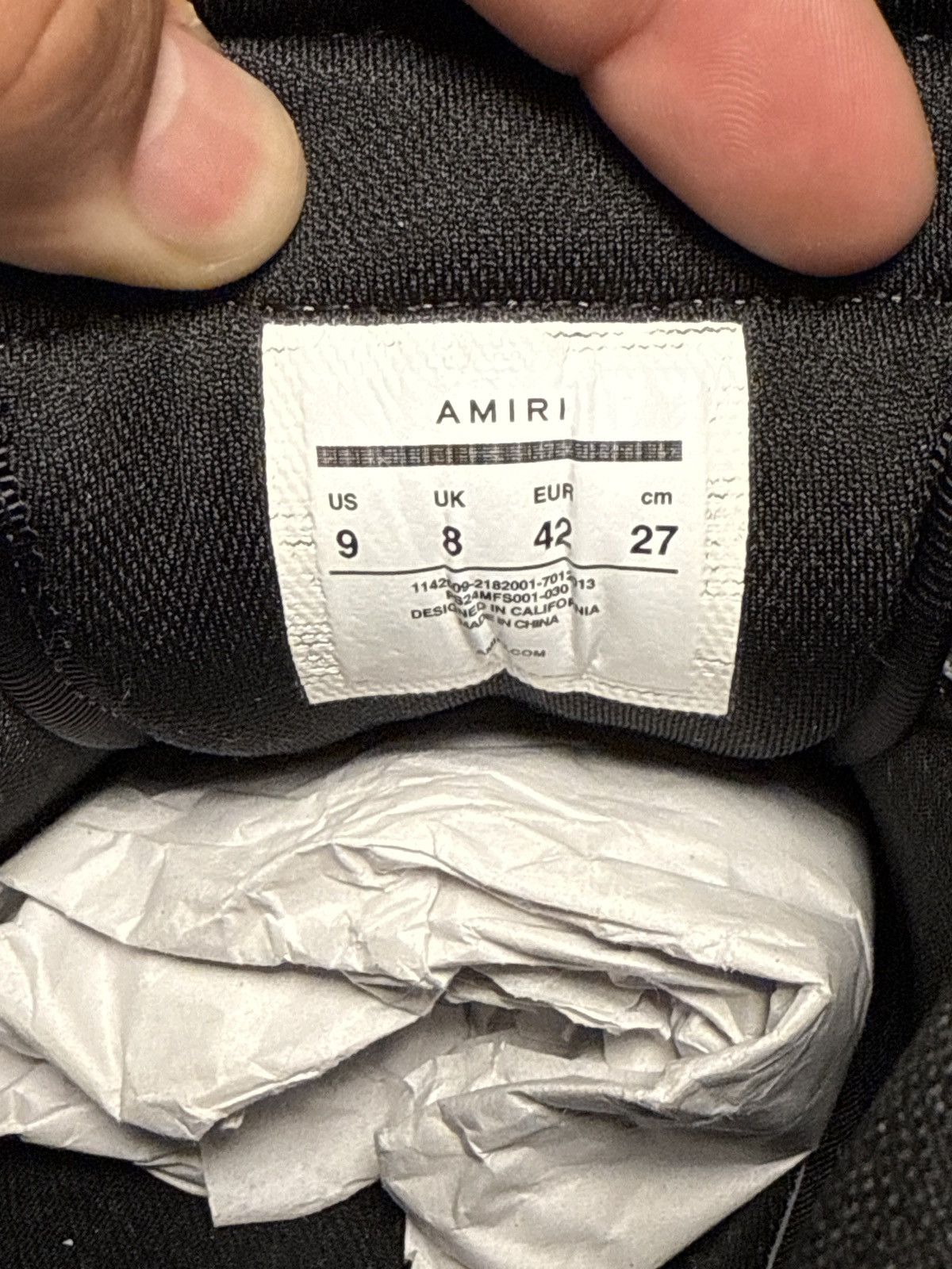 Amiri Amiri SkelTop Low Grey Size US 9 / EU 42 - 6 Thumbnail