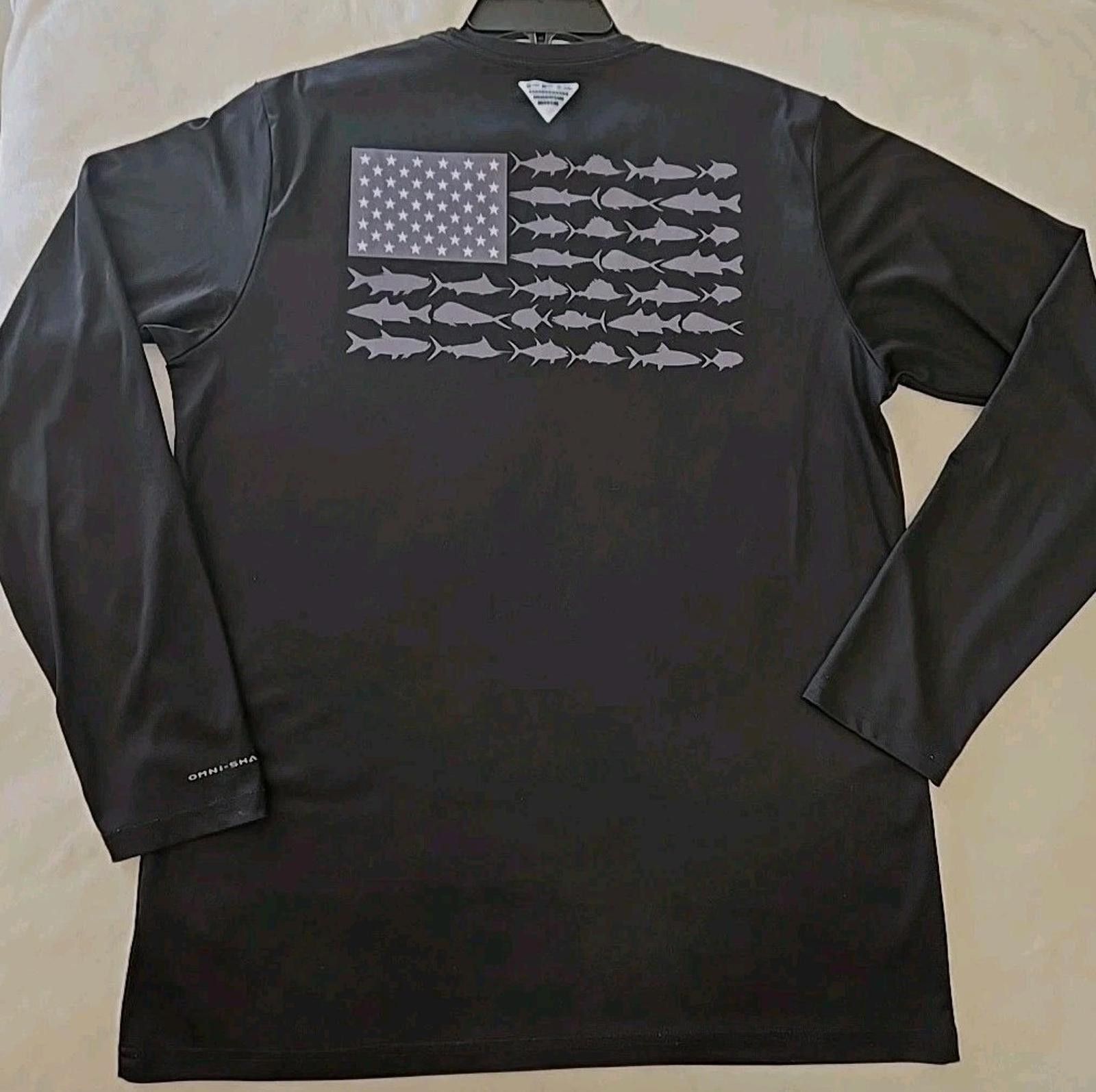 Columbia Columbia Men's Long Sleeve Fishing Shirt with Fish Flag Back Size US M / EU 48-50 / 2 - 4 Thumbnail