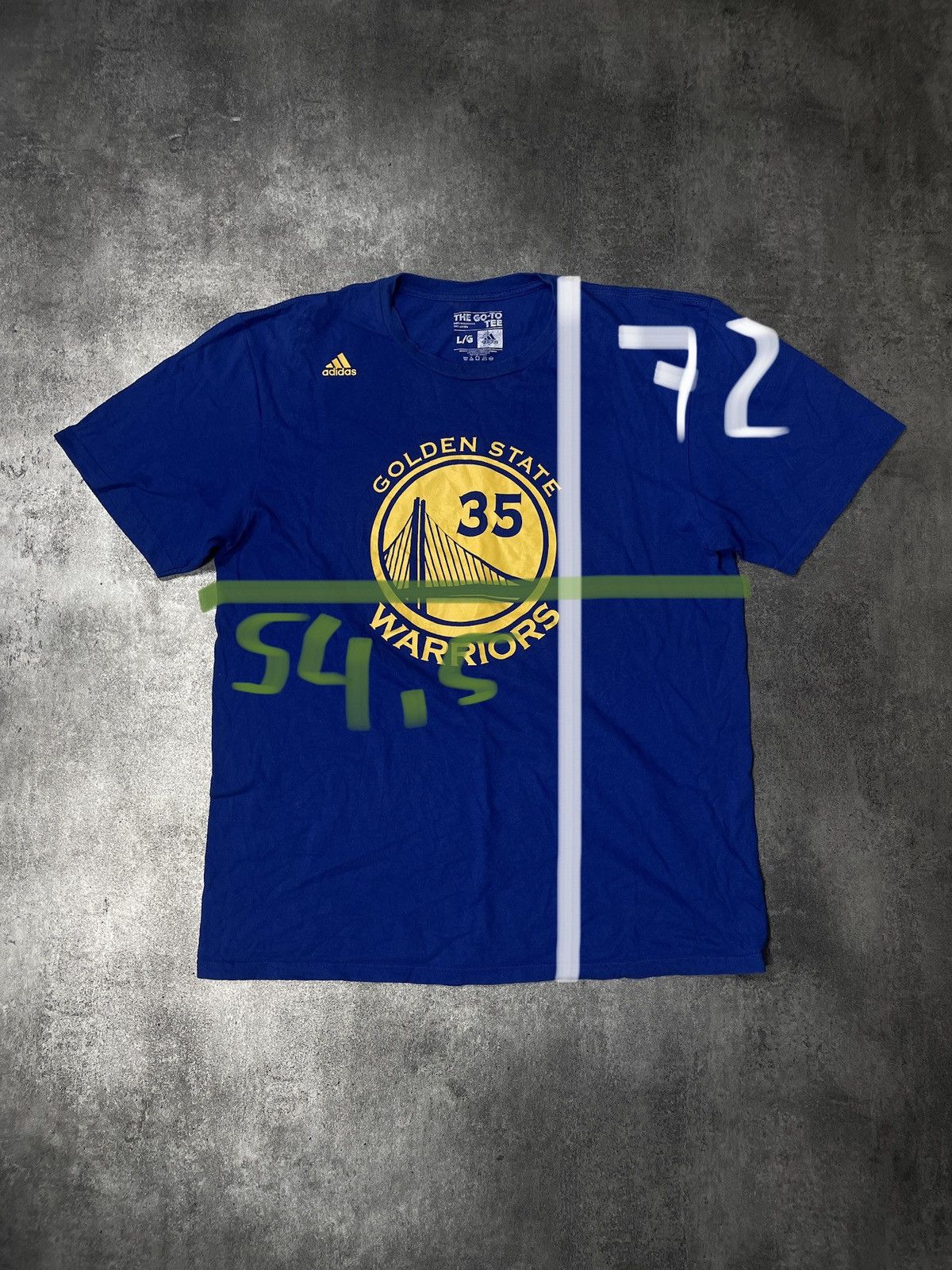 Adidas 🔥RARE🔥Adidas Vintage Y2K Tee Golden State Warriors Rare Size US L / EU 52-54 / 3 - 13 Thumbnail