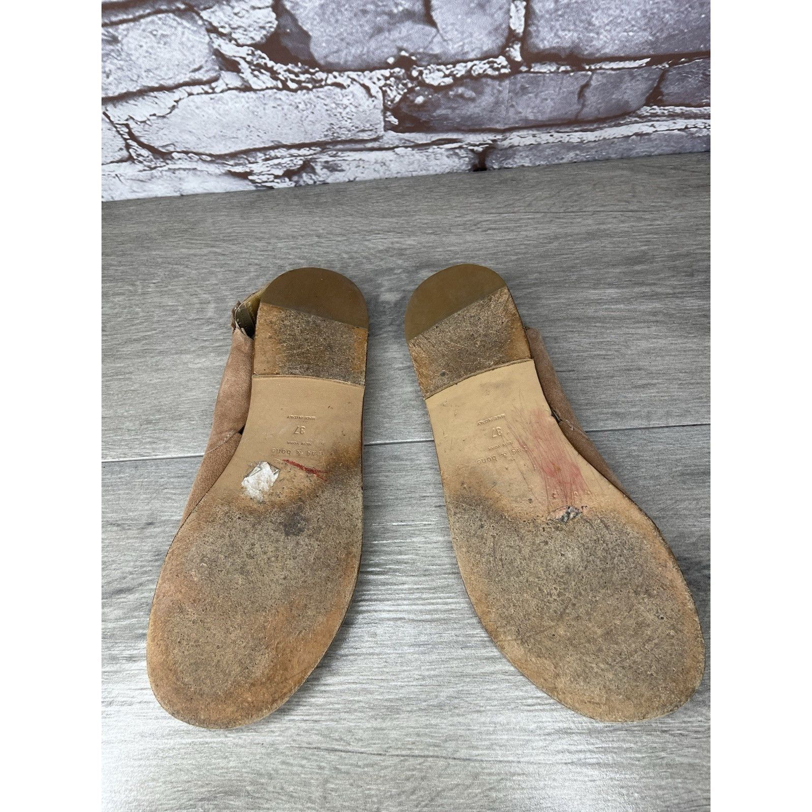Rag & Bone Rag & Bone Pink Salmon Suede Leather Strap Flats Sandals Wom Size US 6.5 / IT 36.5 - 7 Thumbnail