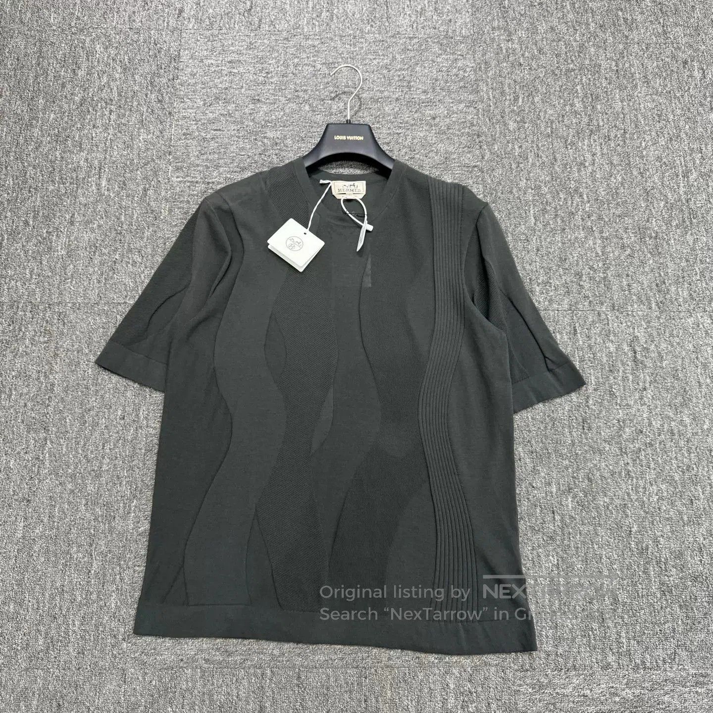Hermes Hermes Wave Stripe Short Sleeve. Size US L / EU 52-54 / 3 - 1 Thumbnail