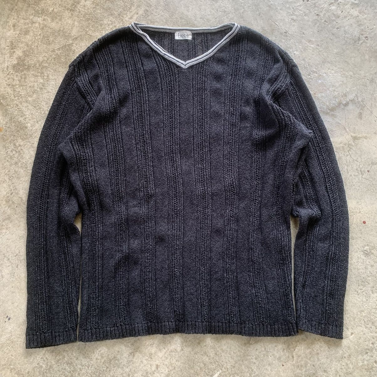 Japanese Brand × Yoshiyuki Konishi Ficce by Yoshiyuki Konishi Archives Knitwear Jumper Size US L / EU 52-54 / 3 - 2 Thumbnail