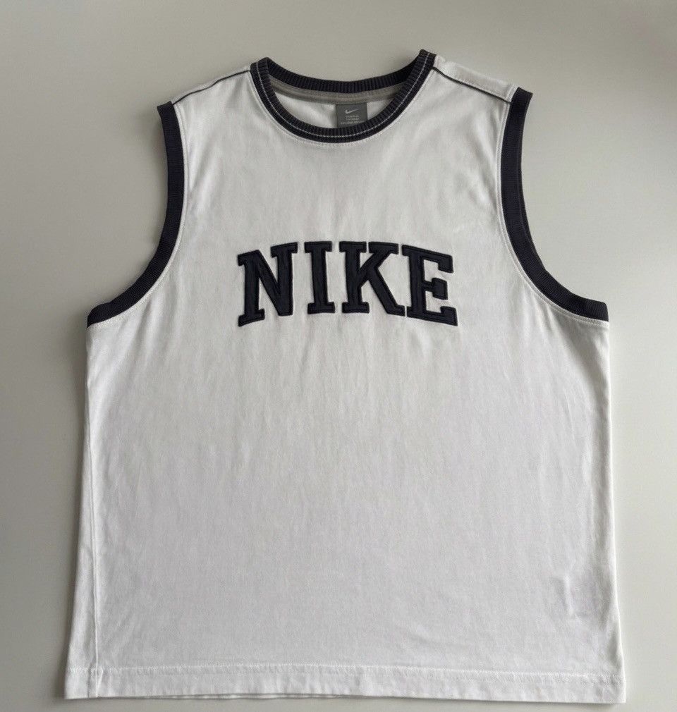 Nike Vintage 00s Nike big logo Sleeveless Tank Top Size US XL / EU 56 / 4 - 1 Thumbnail