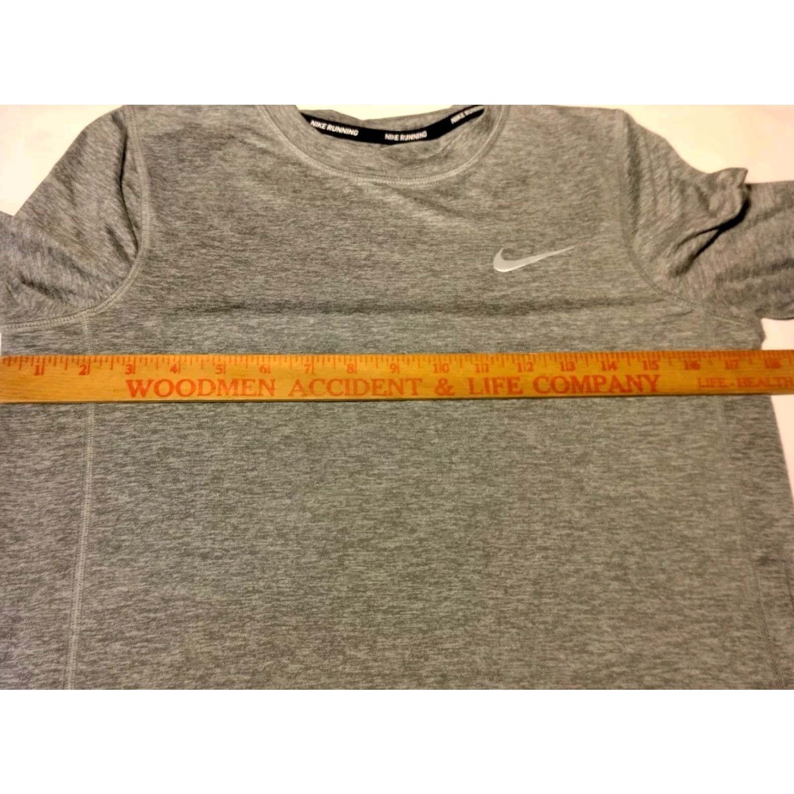 Nike Nike Dri-Fit Shirt Women XS Gray Long Sleeve Running Athletic Performance Size XS / US 0-2 / IT 36-38 - 4 Thumbnail