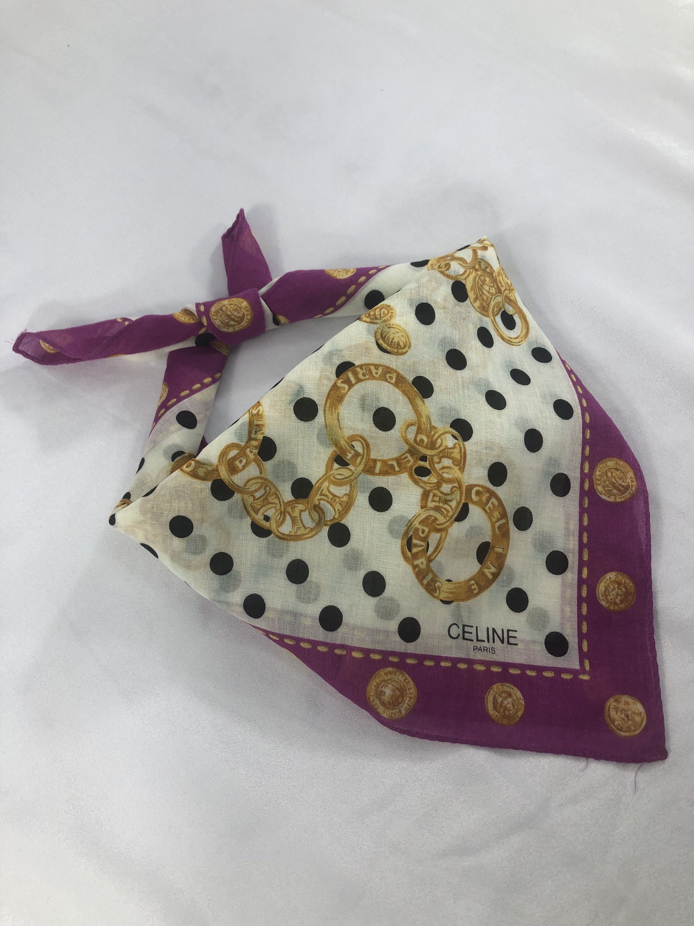 Celine Celine Handkerchief / Bandana / Neckerchief Size ONE SIZE - 2 Thumbnail